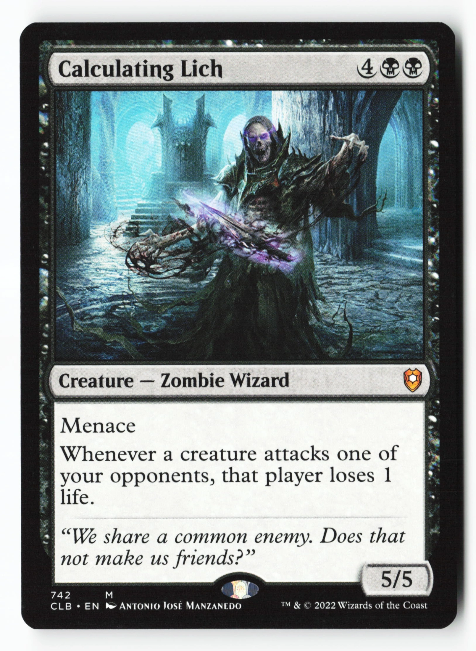 Calculating Lich (CLB 742) — Voorkant
