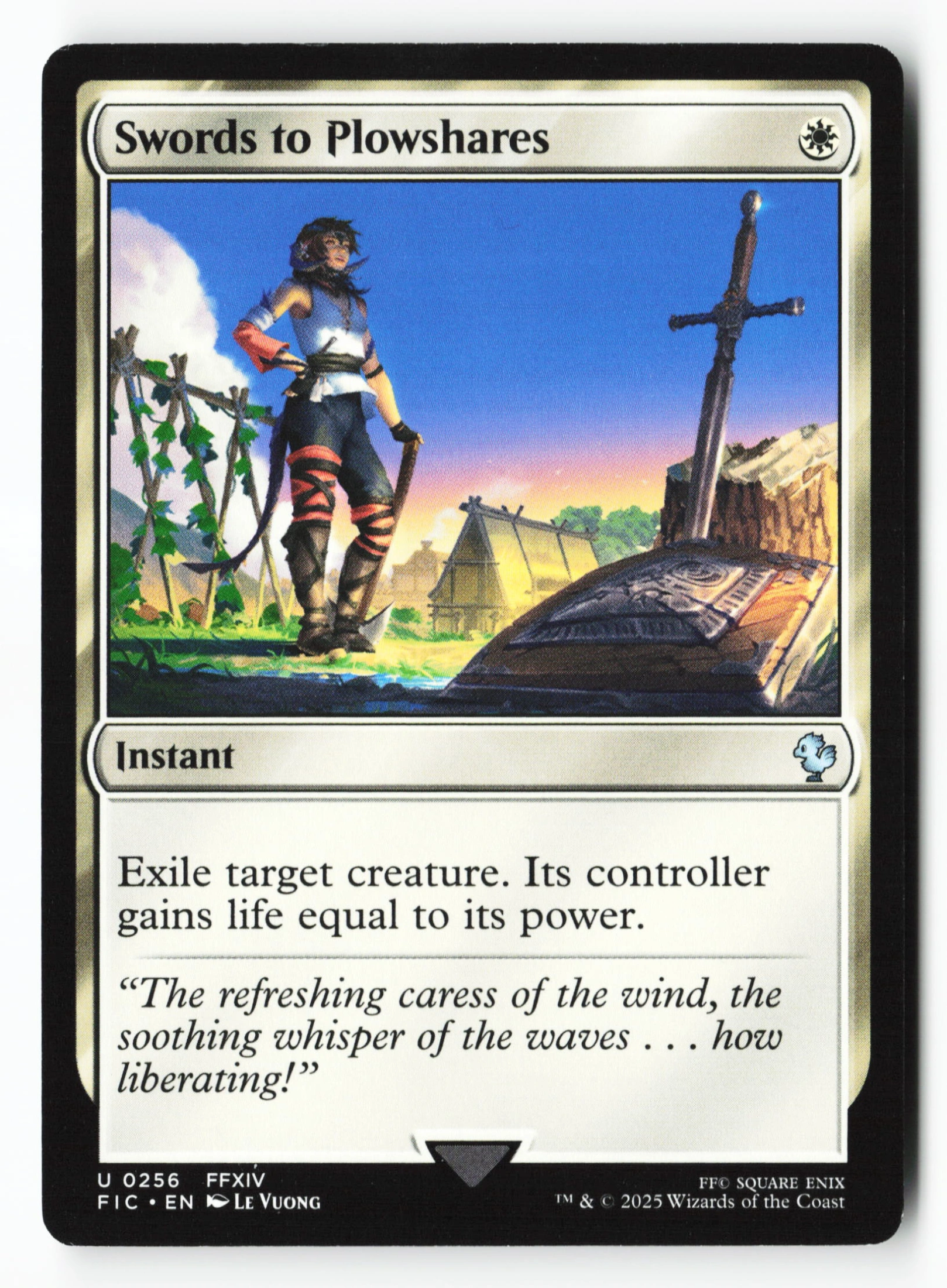 Swords to Plowshares (FIC 256) — Voorkant