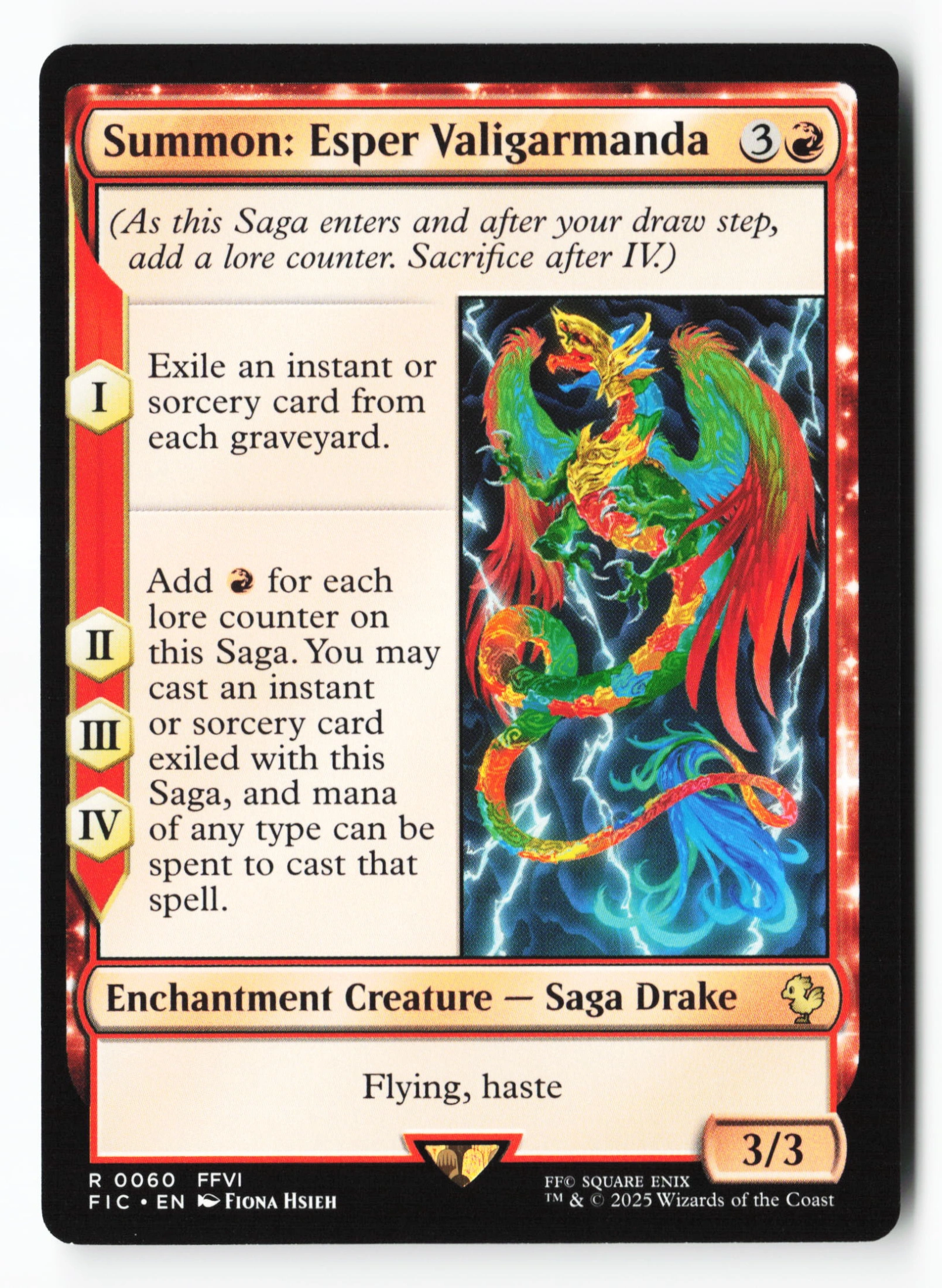 Summon: Esper Valigarmanda (FIC 060) — Voorkant