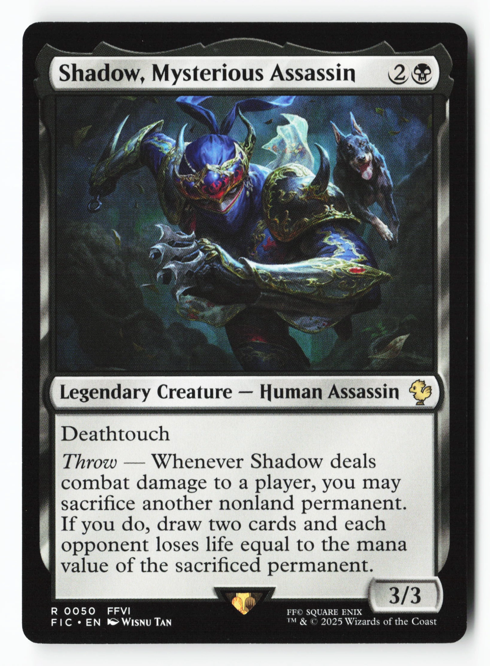 Shadow, Mysterious Assassin (FIC 050) — Voorkant
