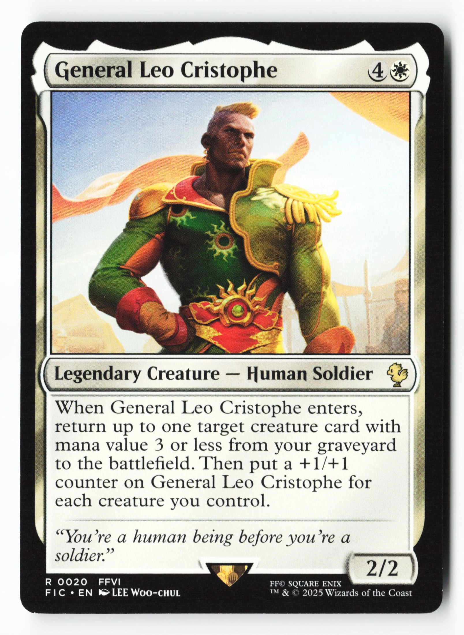 General Leo Cristophe (FIC 020) — Voorkant