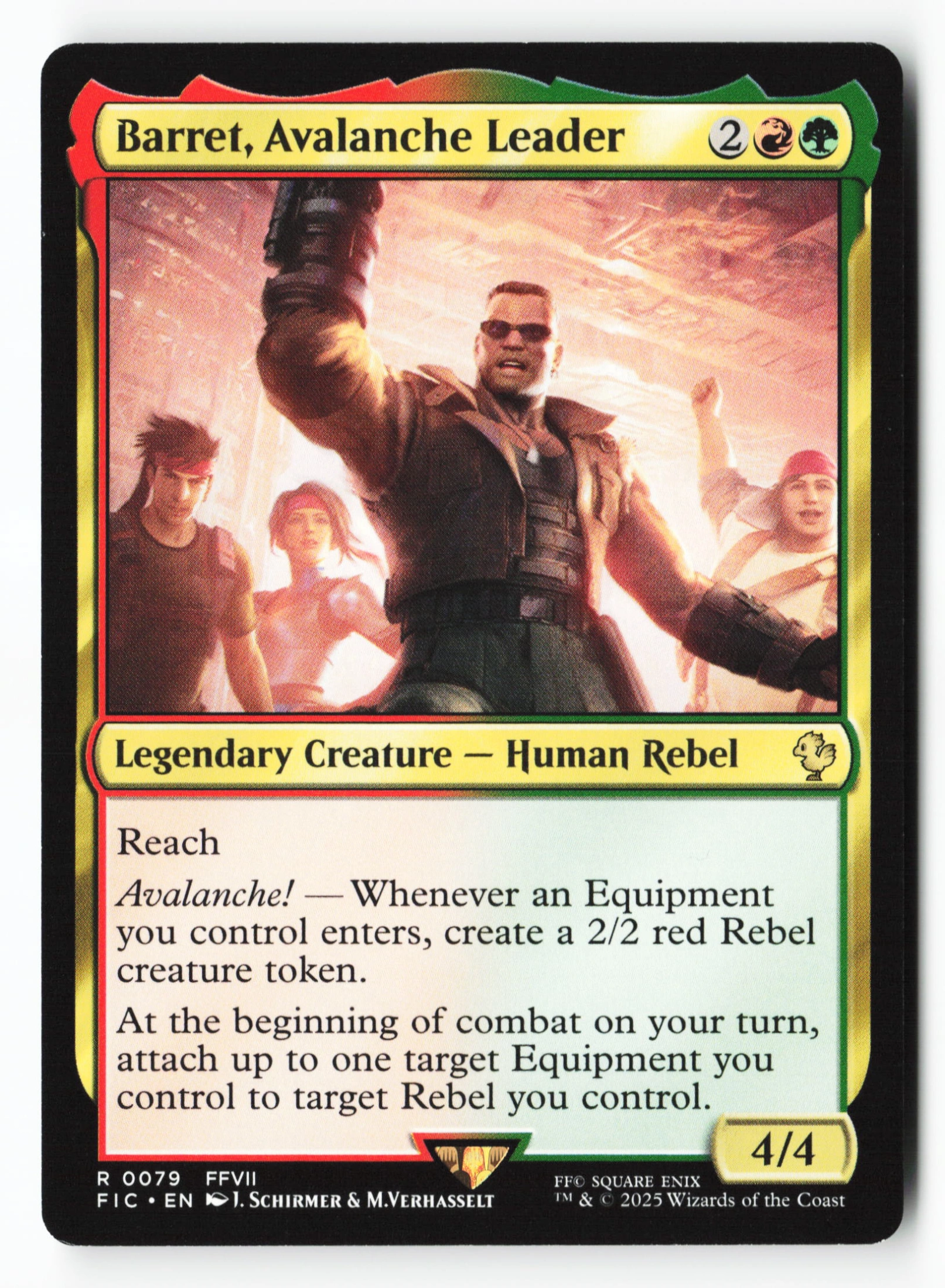 Barret, Avalanche Leader (FIC 079) — Voorkant