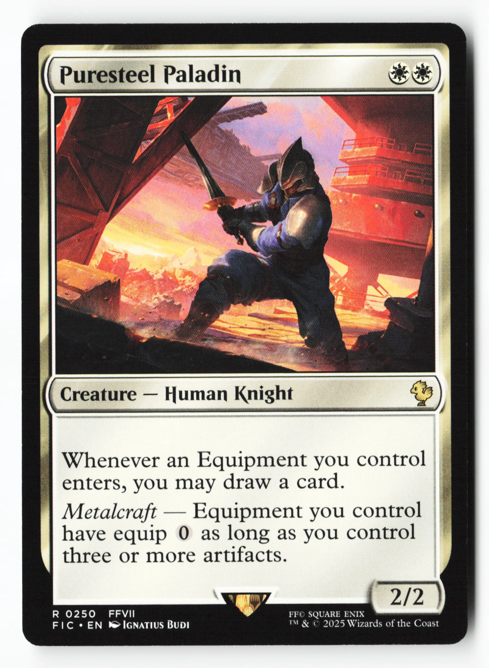 Puresteel Paladin (FIC 250) — Voorkant