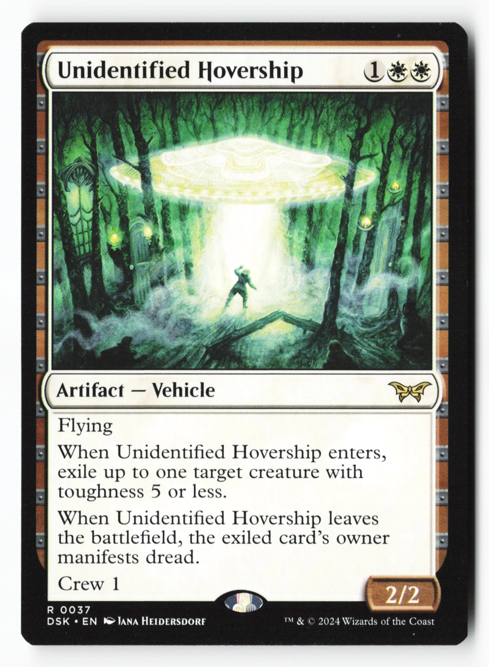 Unidentified Hovership (DSK 037) — Voorkant