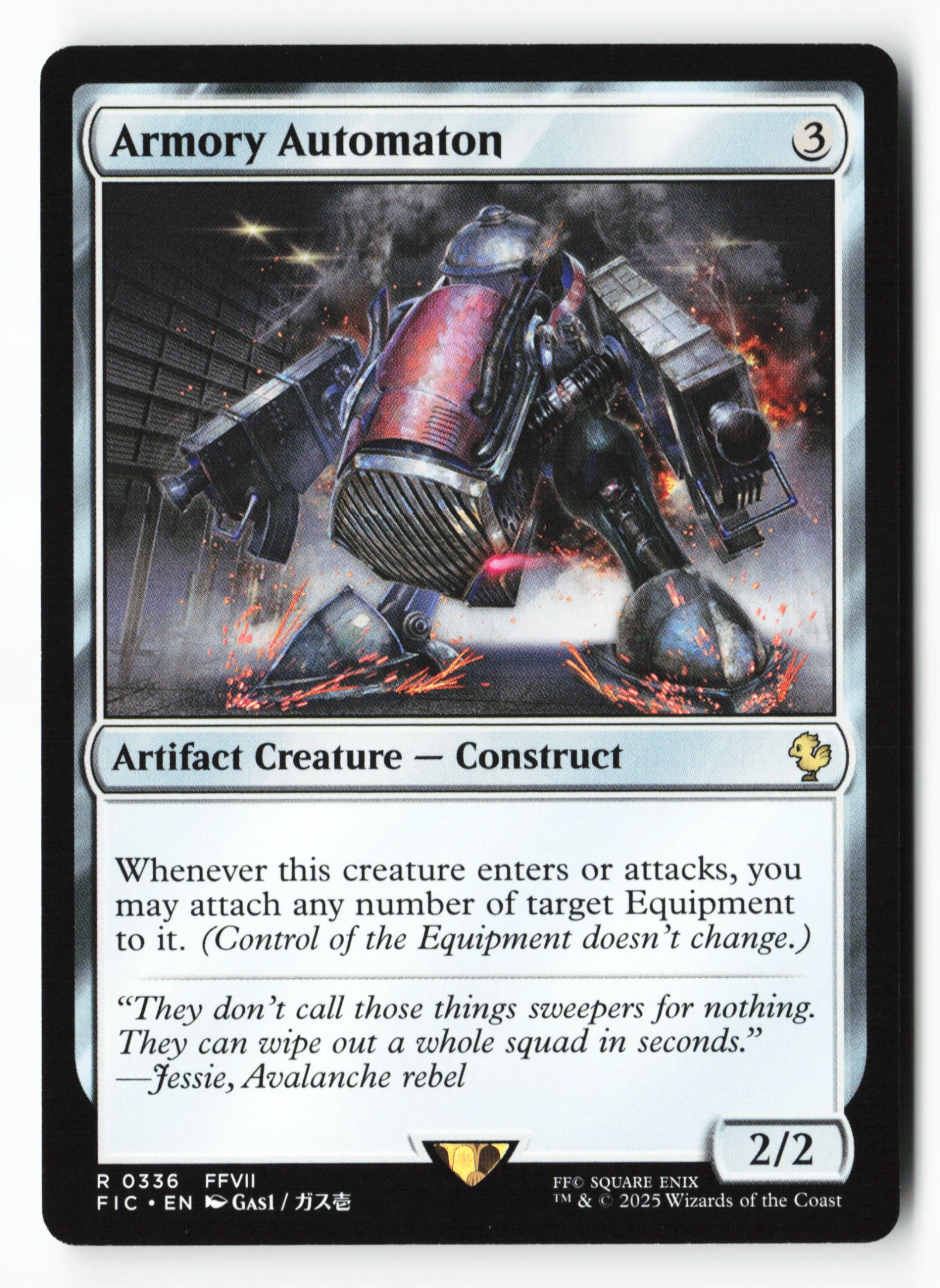 Armory Automaton (FIC 336) — Voorkant
