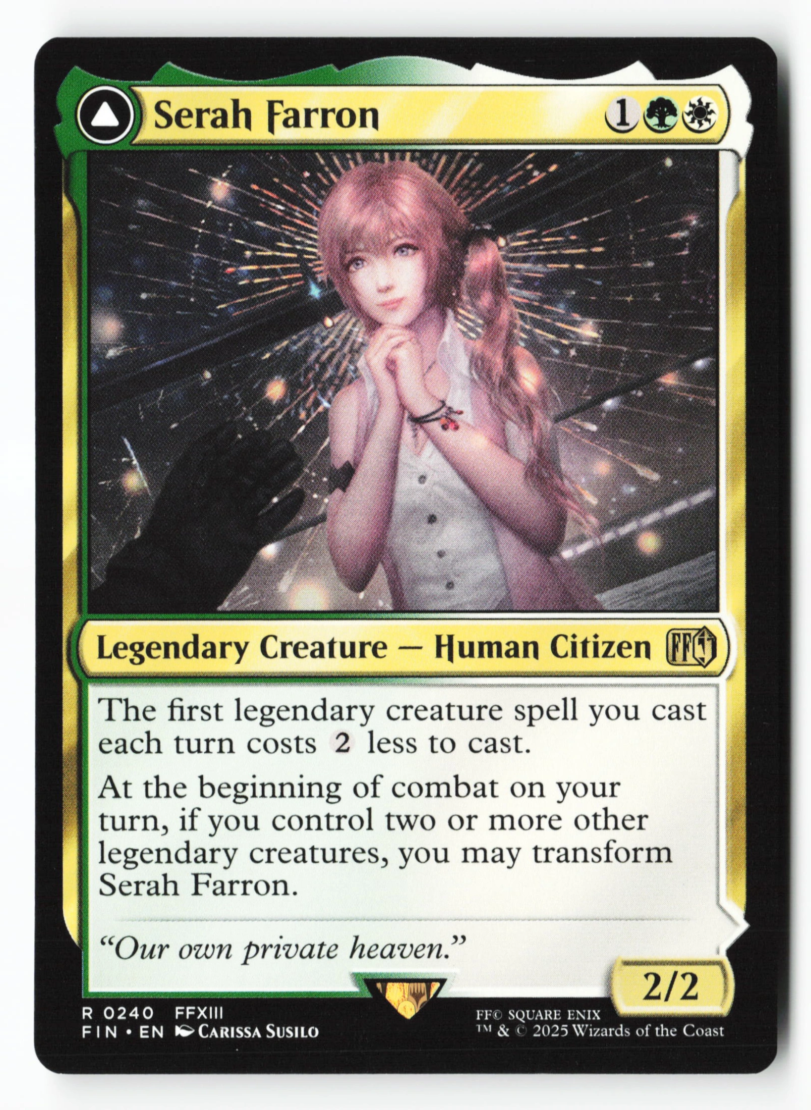 Serah Farron // Crystallized Serah (FIN 240) — Voorkant
