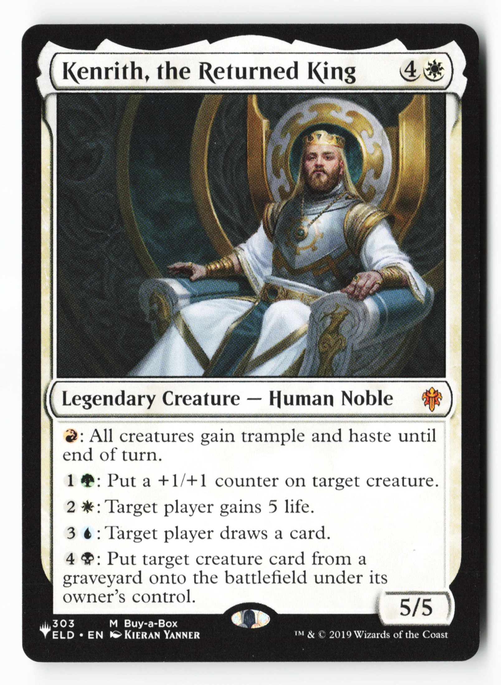 Kenrith, the Returned King (ELD 303) — Voorkant