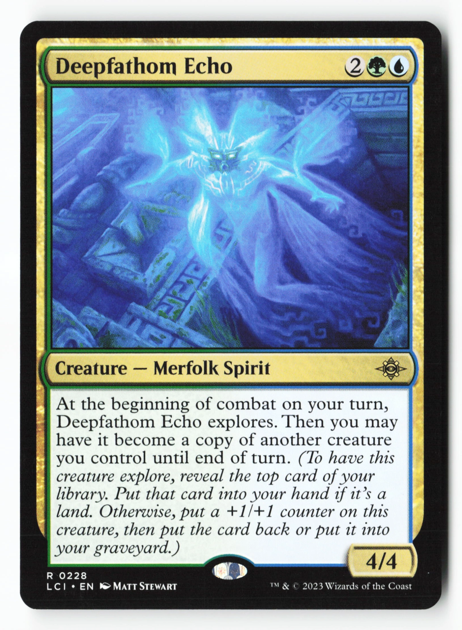 Deepfathom Echo (LCI 228) — Voorkant