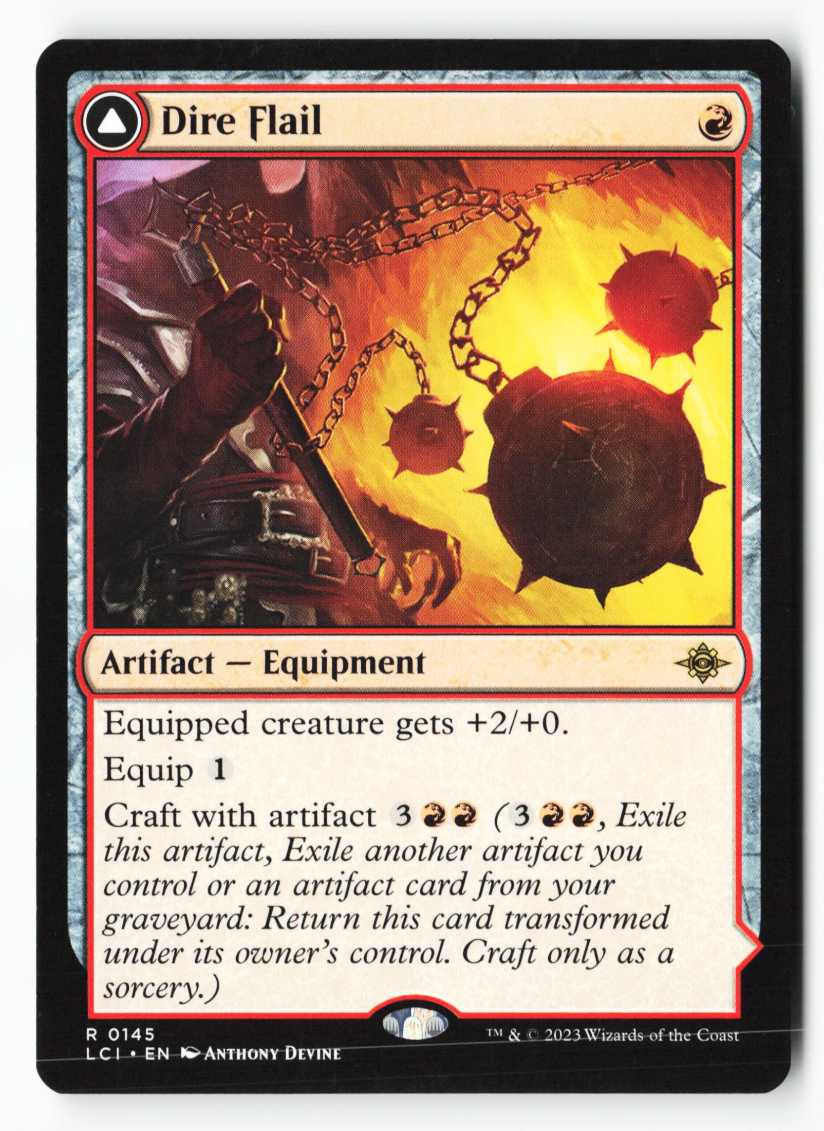 Dire Flail // Dire Blunderbuss (LCI 145) — Voorkant