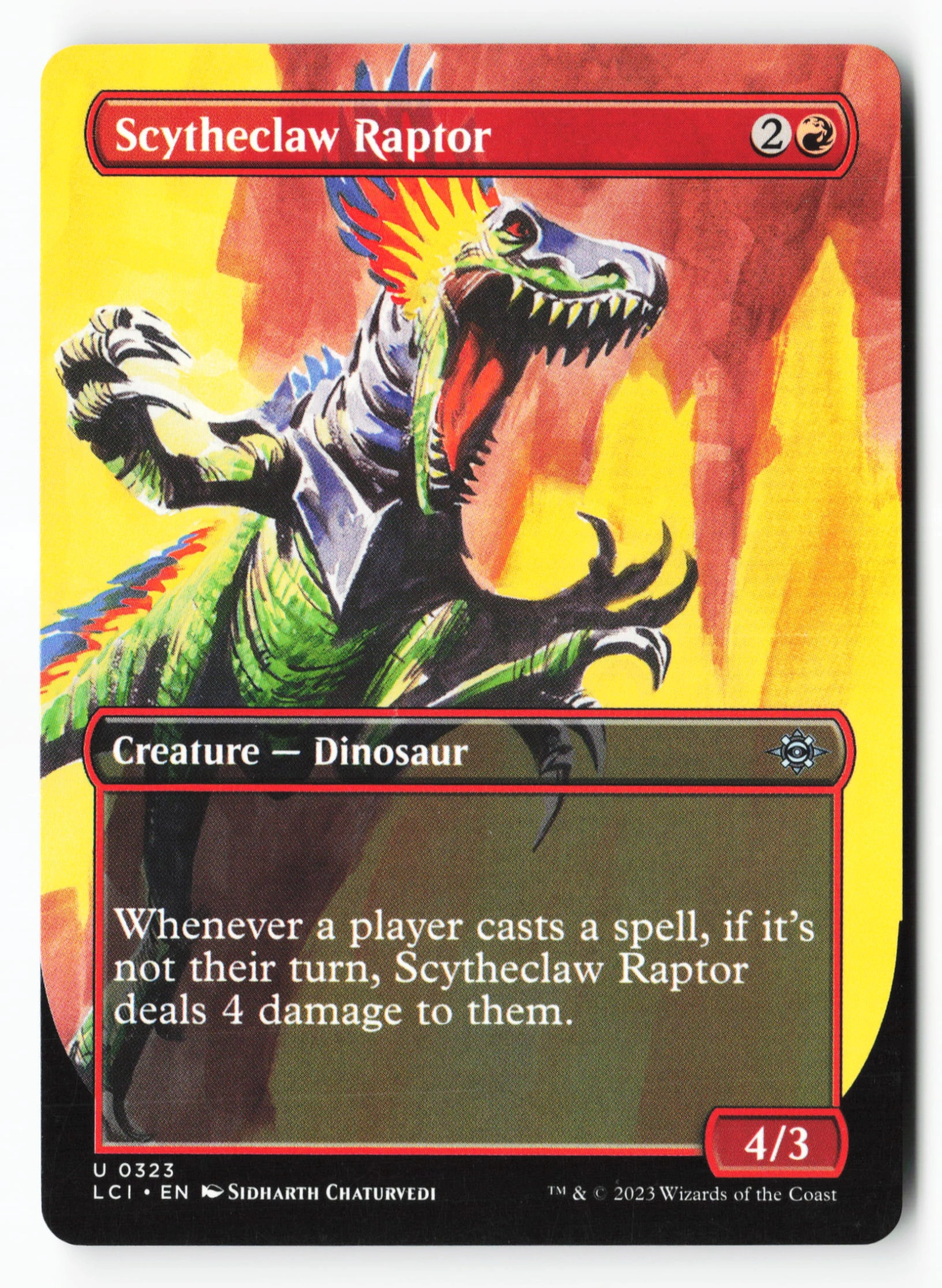 Scytheclaw Raptor (LCI 323) — Voorkant