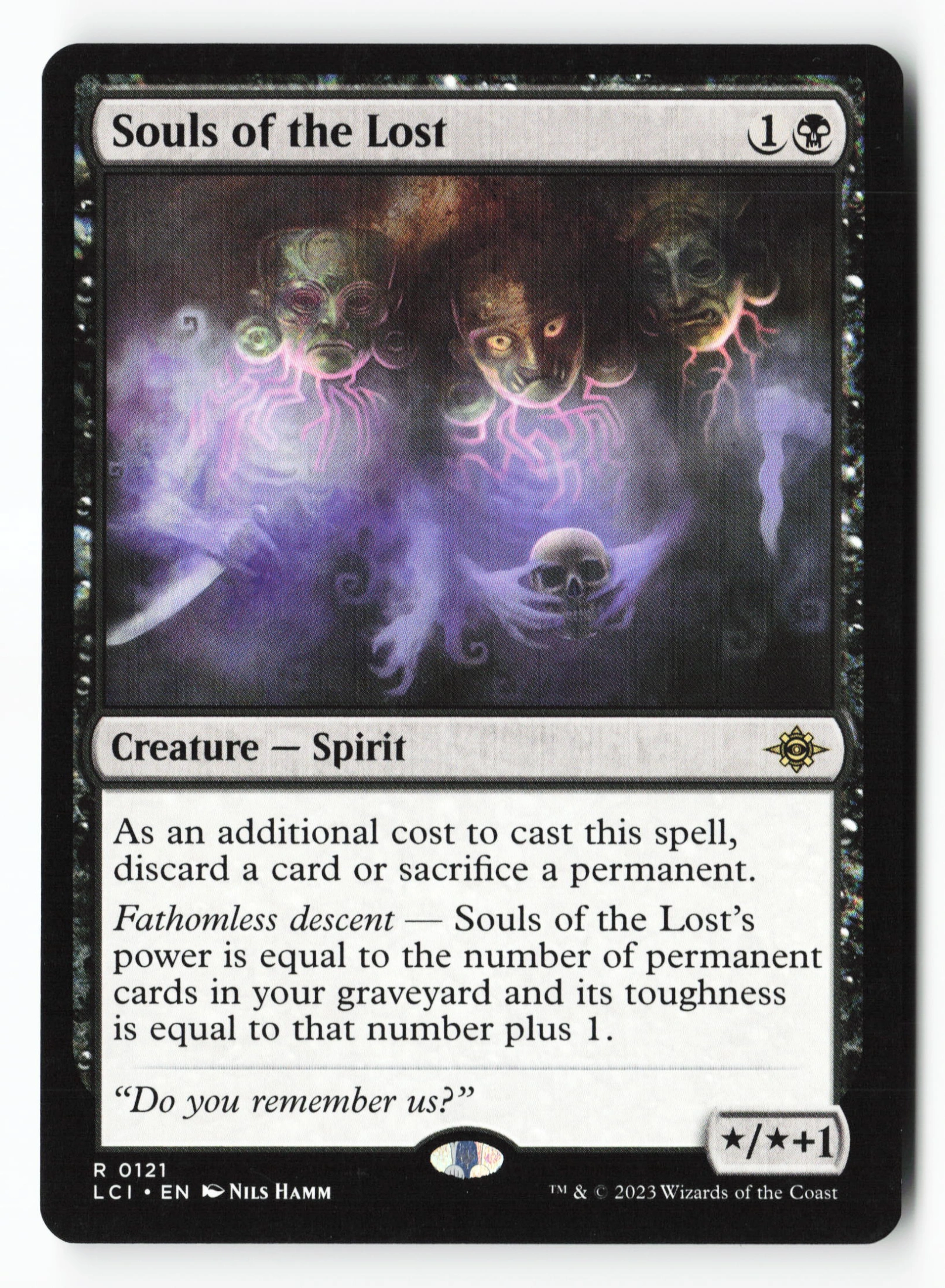 Souls of the Lost (LCI 121) — Voorkant