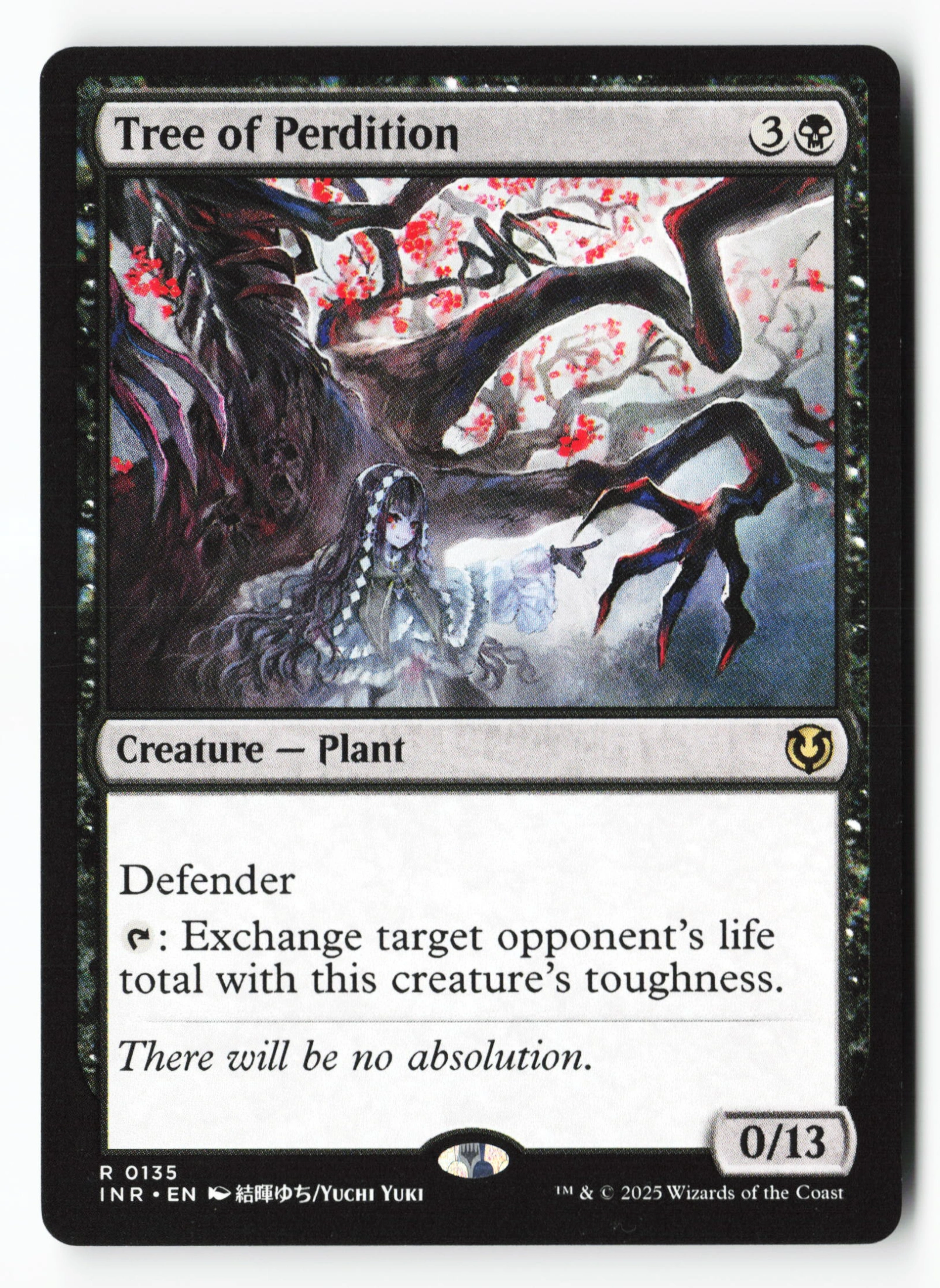Tree of Perdition (INR 135) — Voorkant