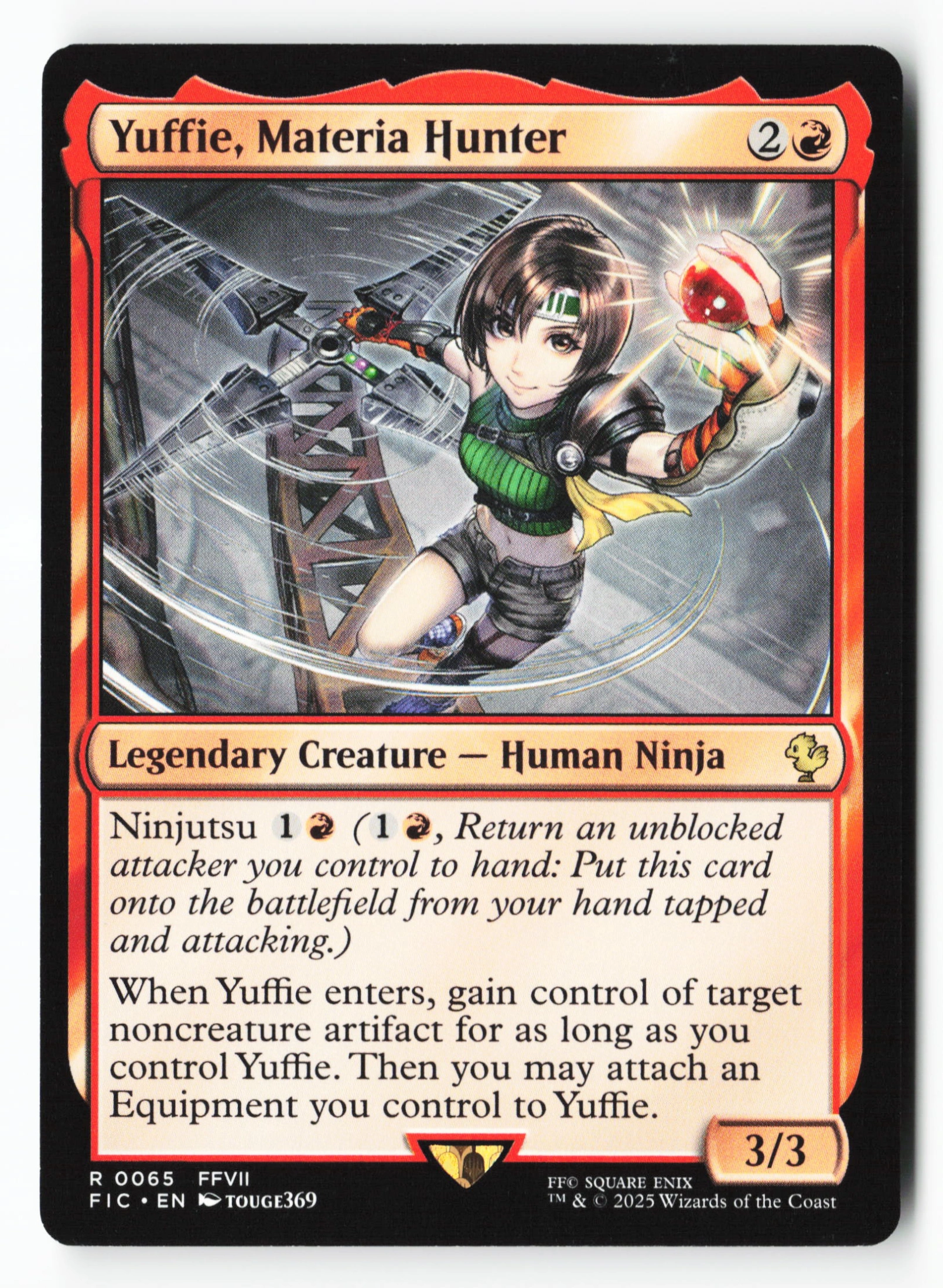 Yuffie, Materia Hunter (FIC 065) — Voorkant
