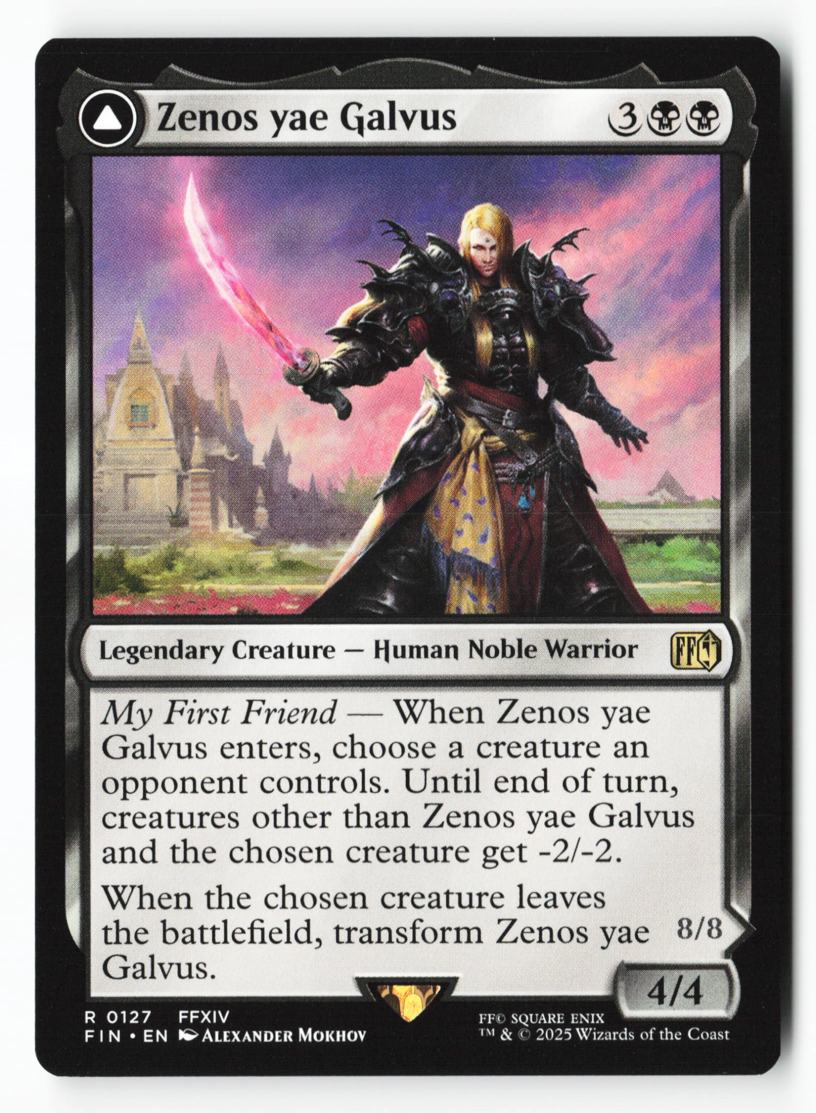 Zenos yae Galvus // Shinryu, Transcendent Rival (FIN 127) — Voorkant