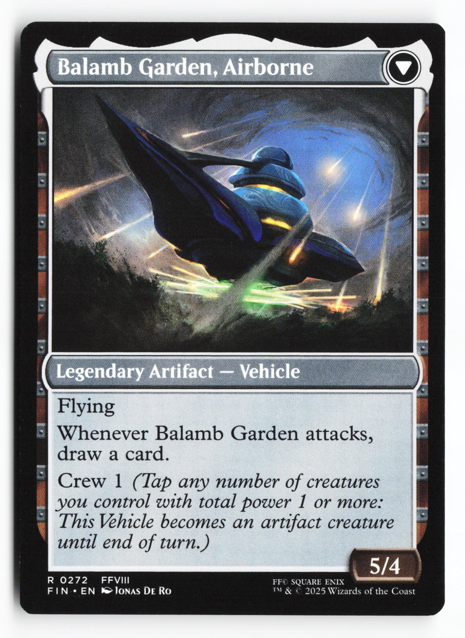 Balamb Garden, SeeD Academy // Balamb Garden, Airborne (FIN 272) — Achterkant