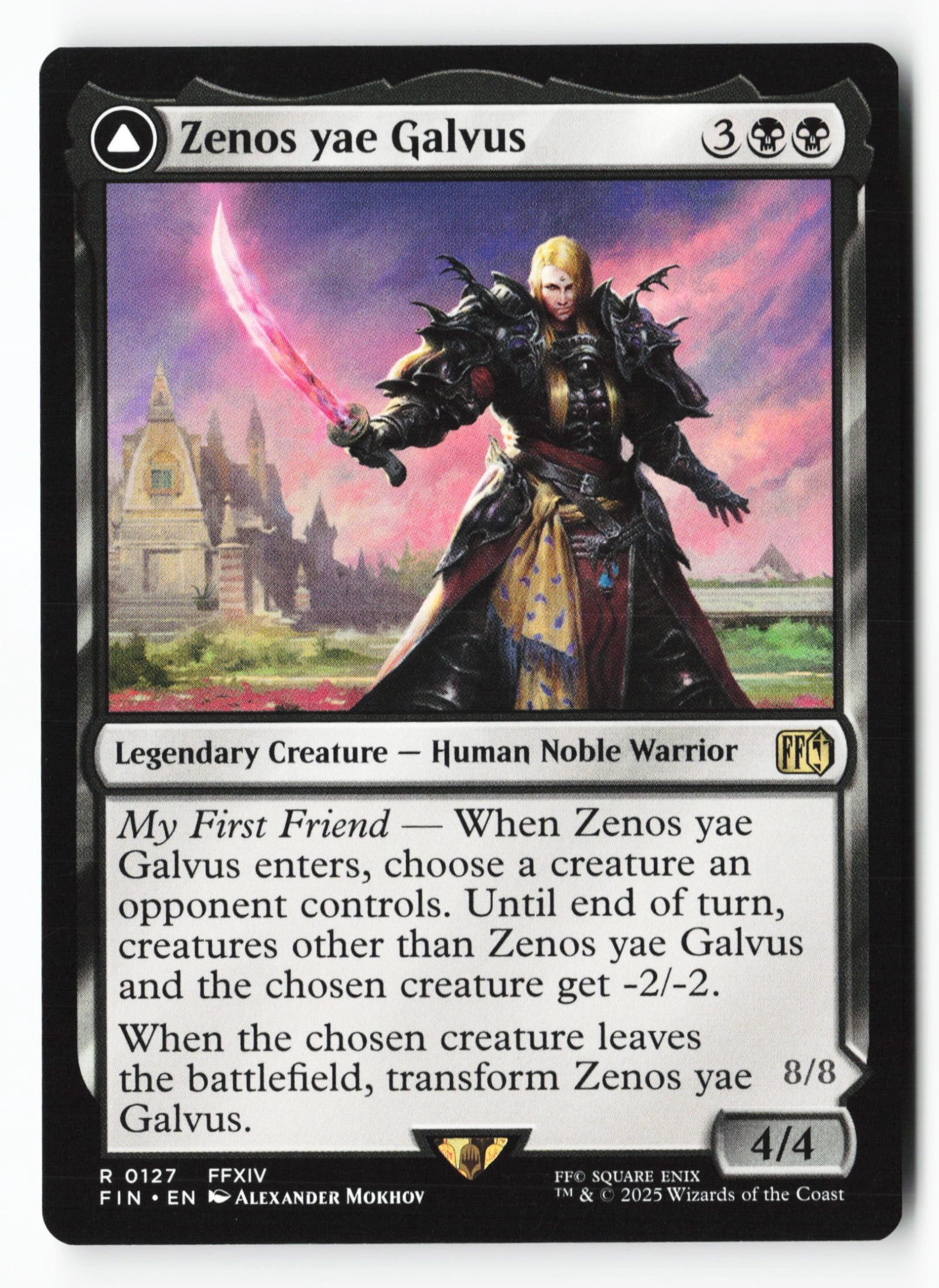 Zenos yae Galvus // Shinryu, Transcendent Rival (FIN 127) — Voorkant