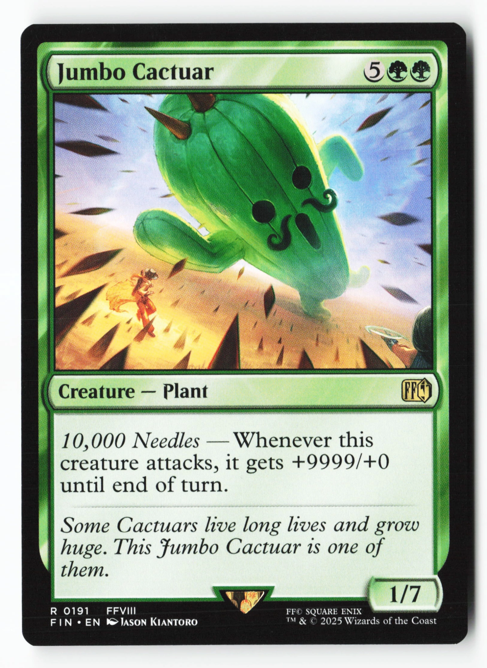 Jumbo Cactuar (FIN 191) — Voorkant