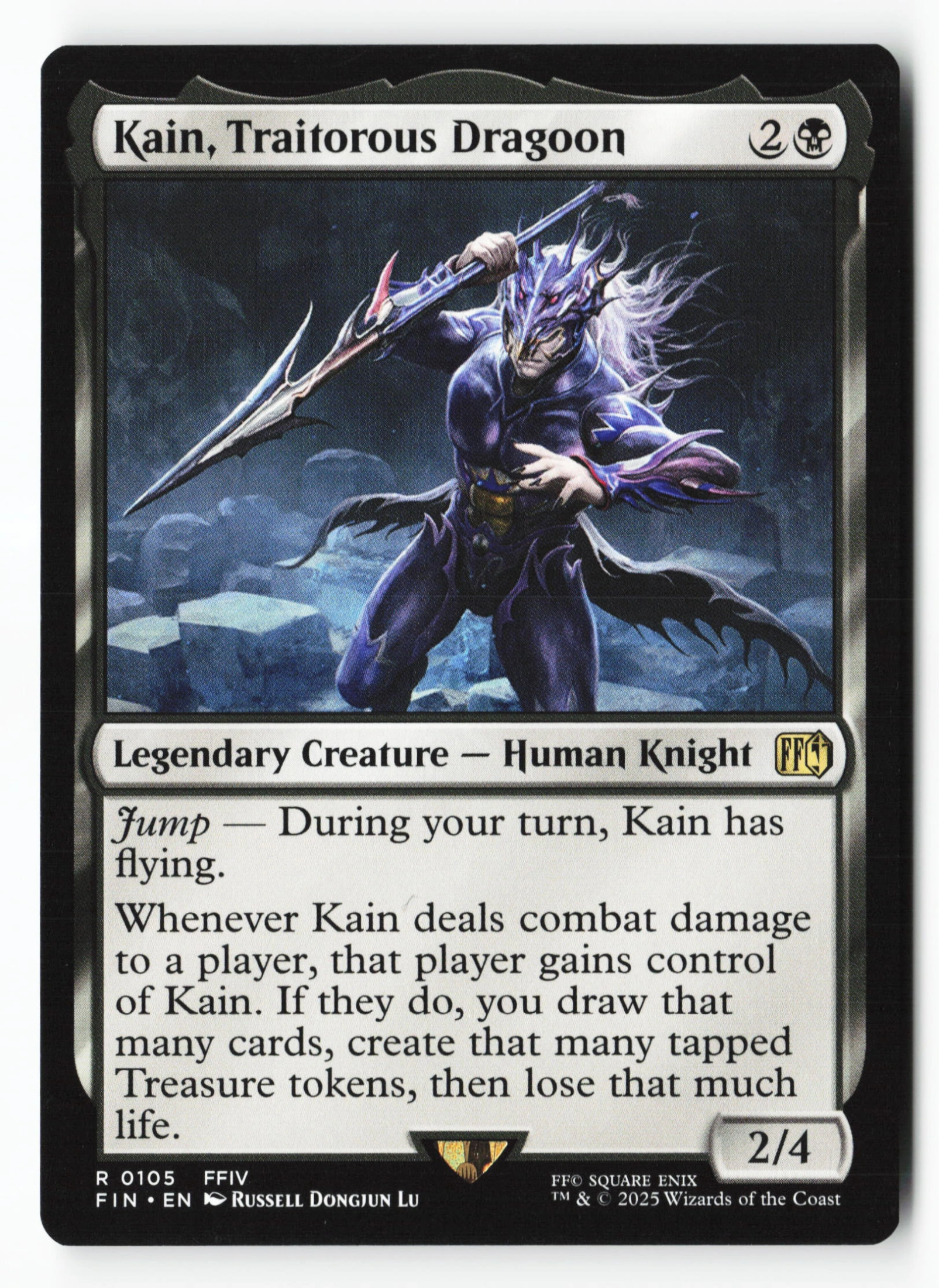 Kain, Traitorous Dragoon (FIN 105) — Voorkant