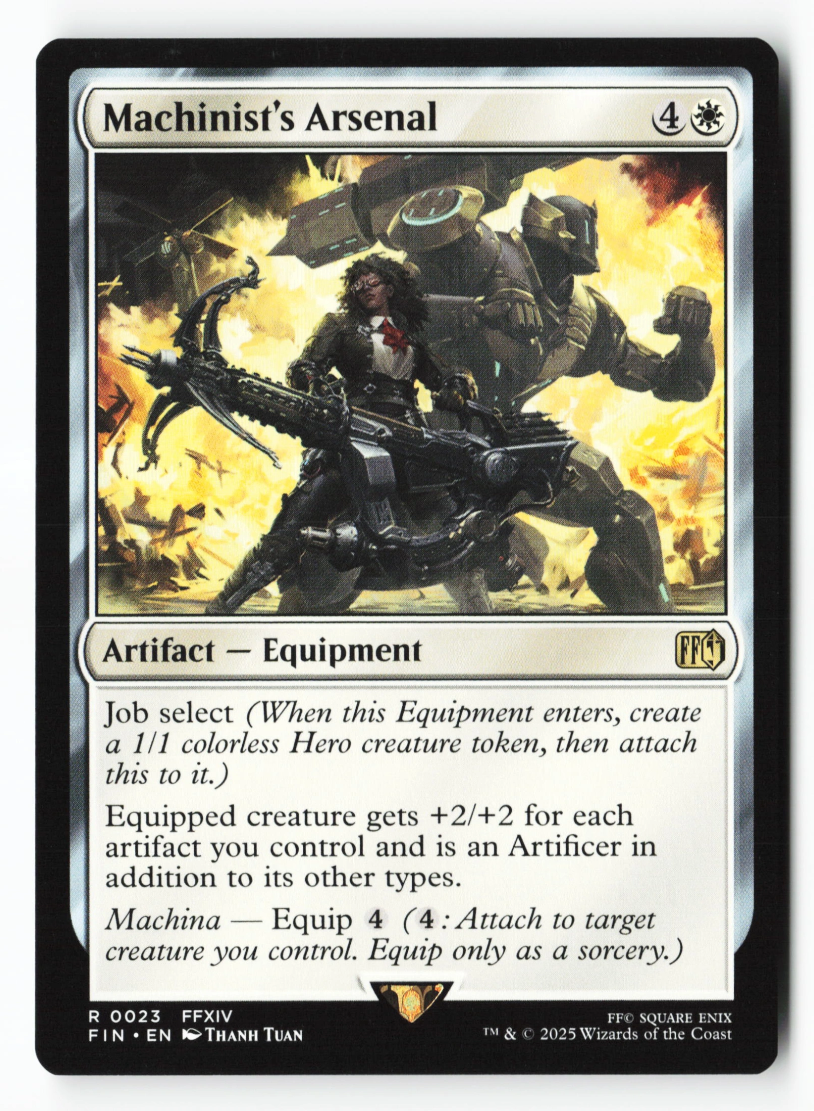 Machinist's Arsenal (FIN 023) — Voorkant