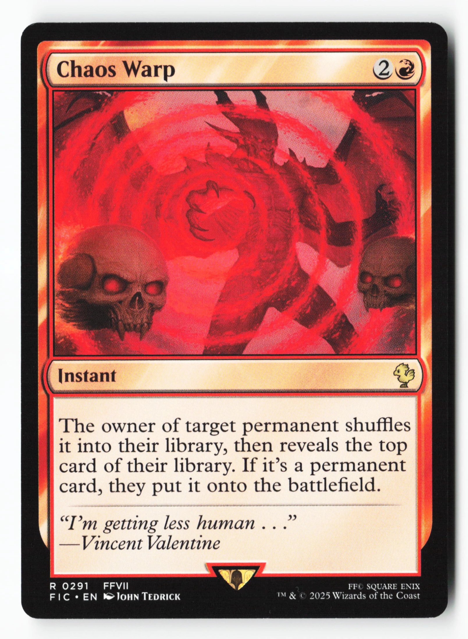 Chaos Warp (FIC 291) — Voorkant