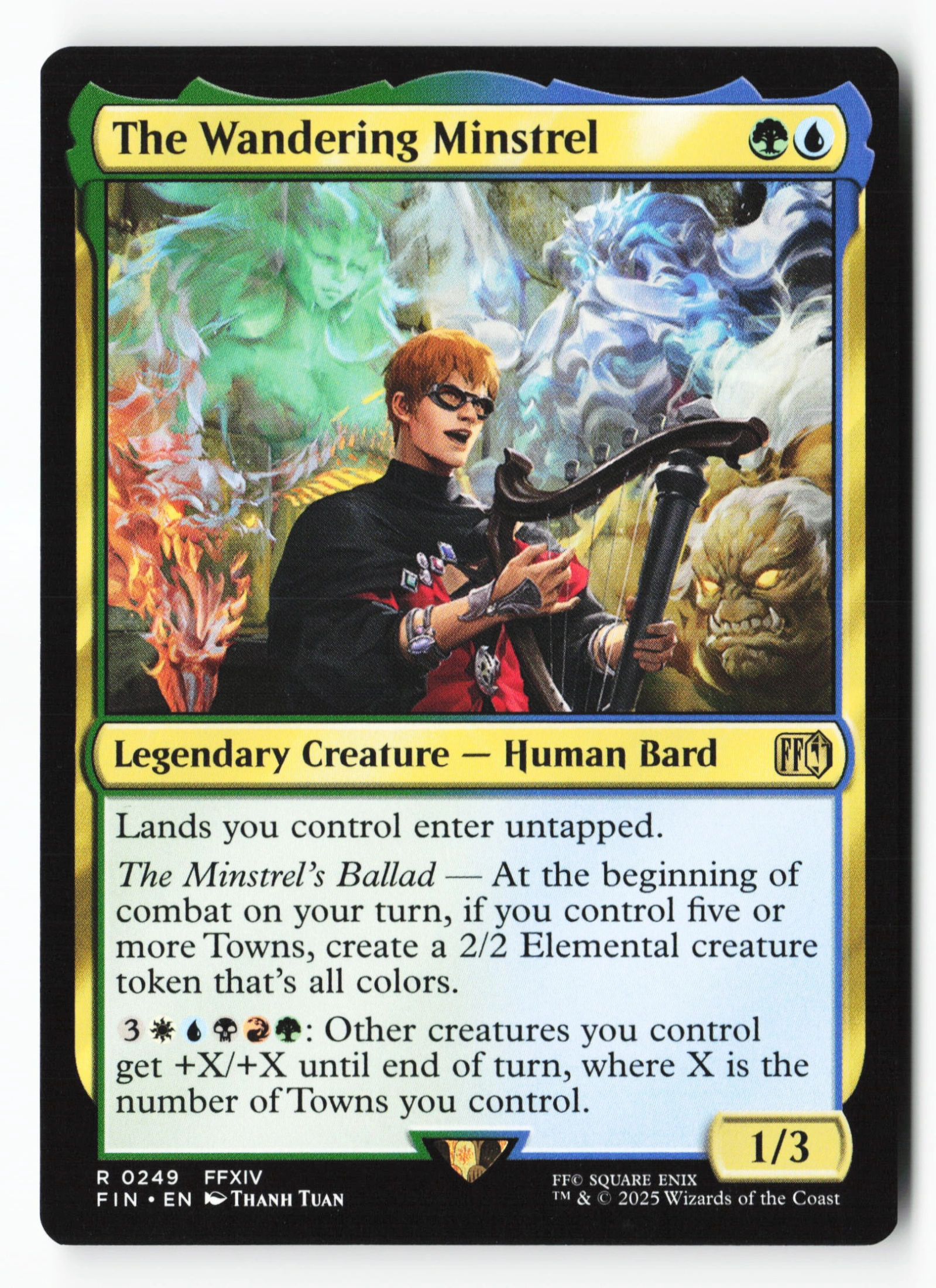 The Wandering Minstrel (FIN 249) — Voorkant