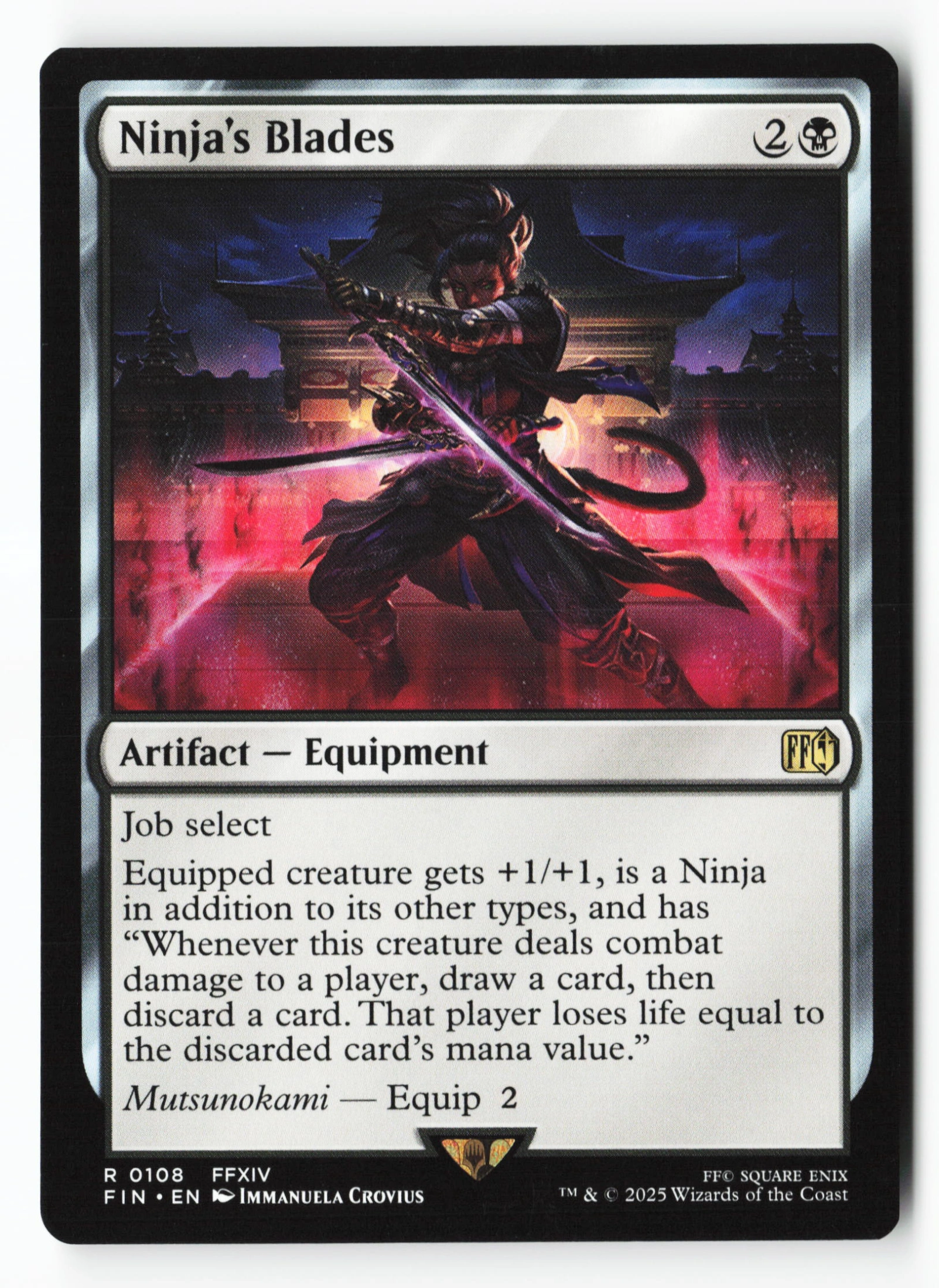 Ninja's Blades (FIN 108) — Voorkant