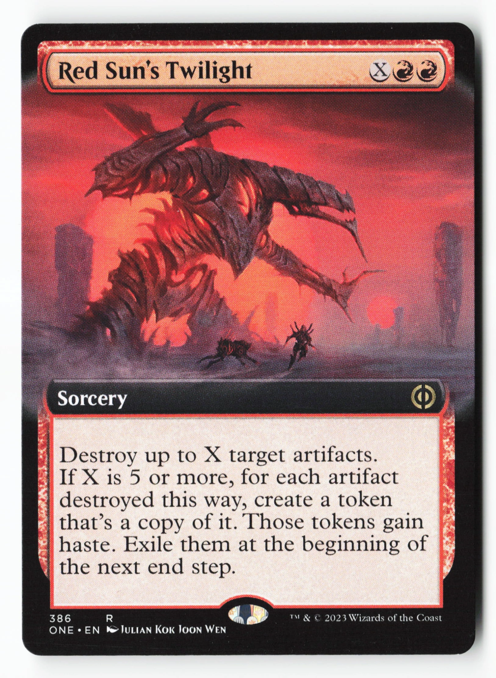 Red Sun's Twilight (ONE 386) — Voorkant