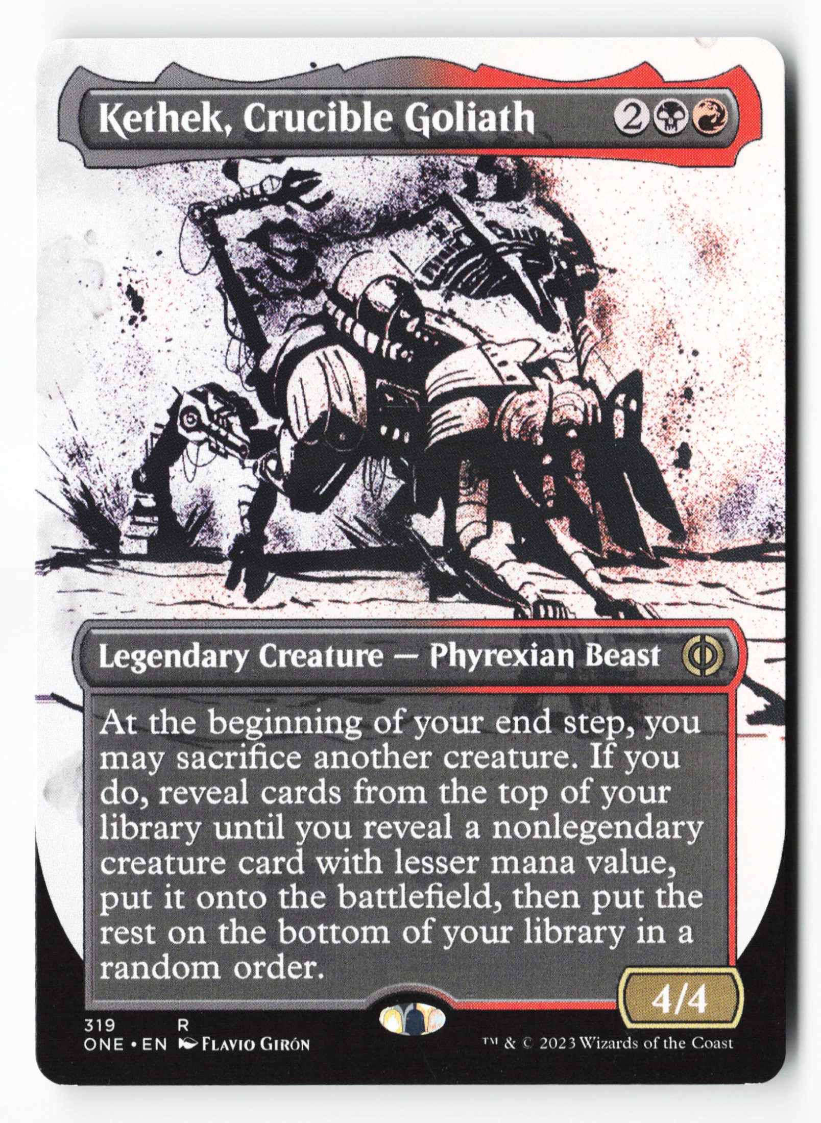Kethek, Crucible Goliath (ONE 319) — Voorkant