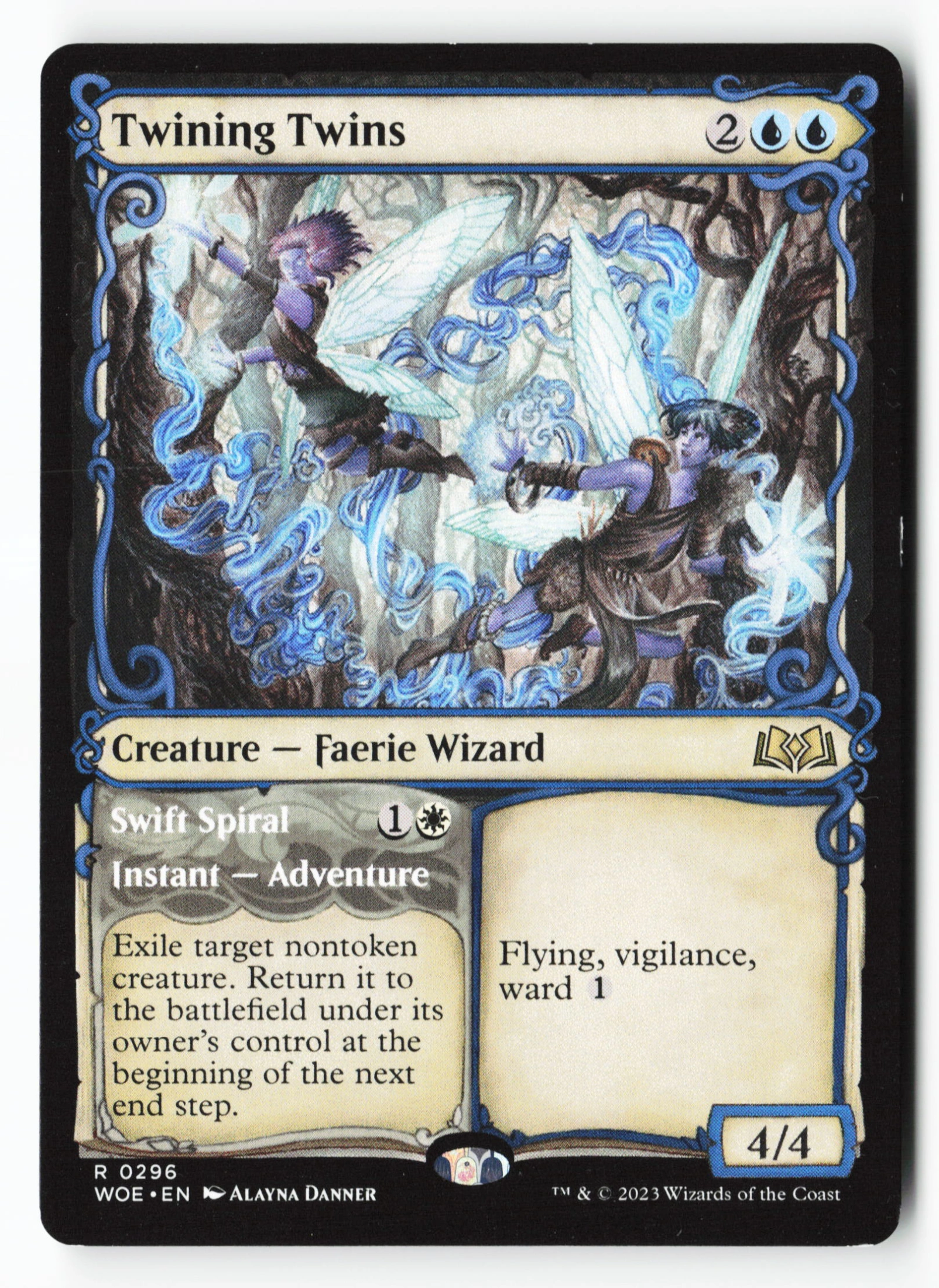Twining Twins // Swift Spiral (WOE 296) — Voorkant