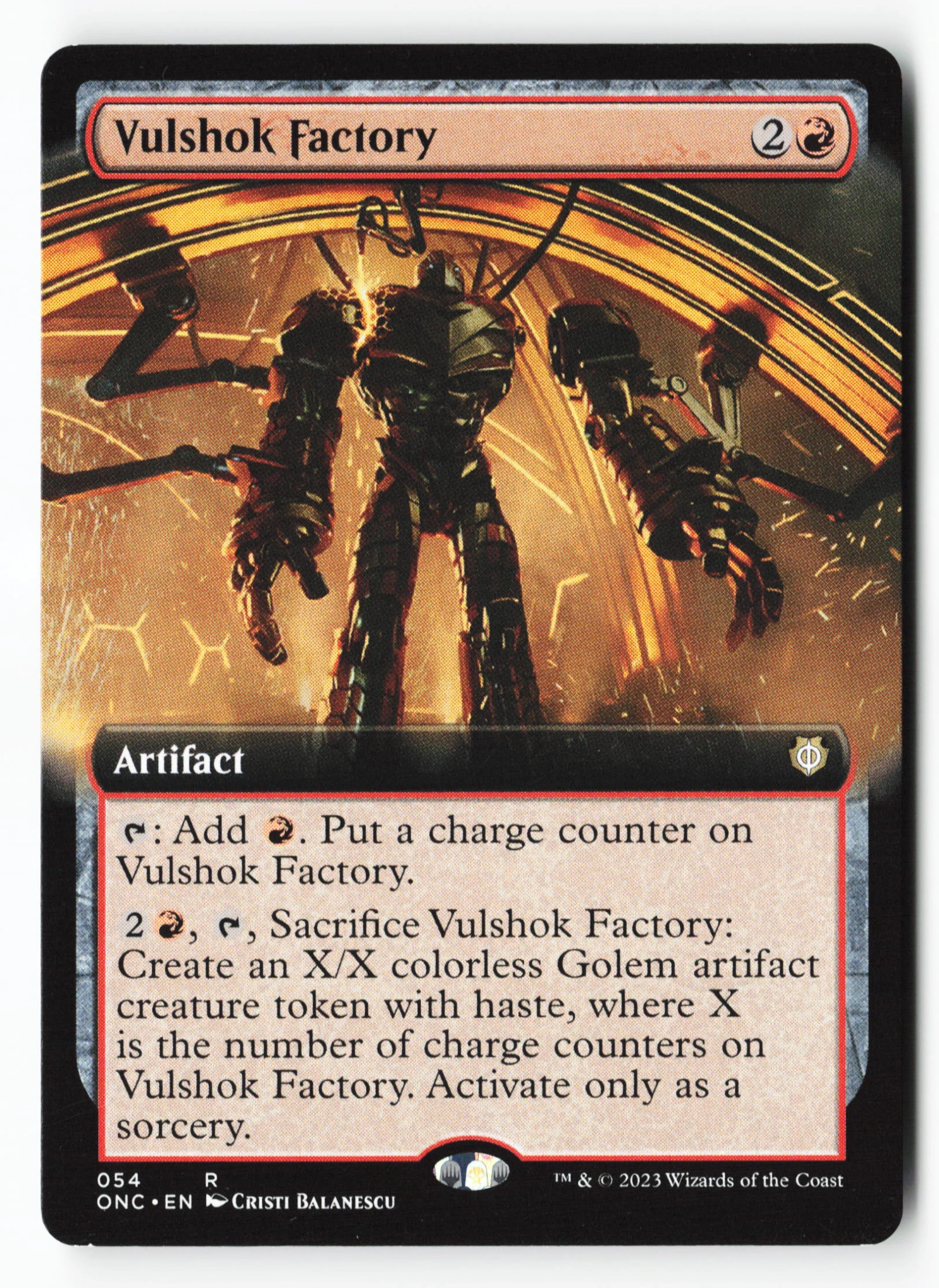 Vulshok Factory (ONC 054) — Voorkant