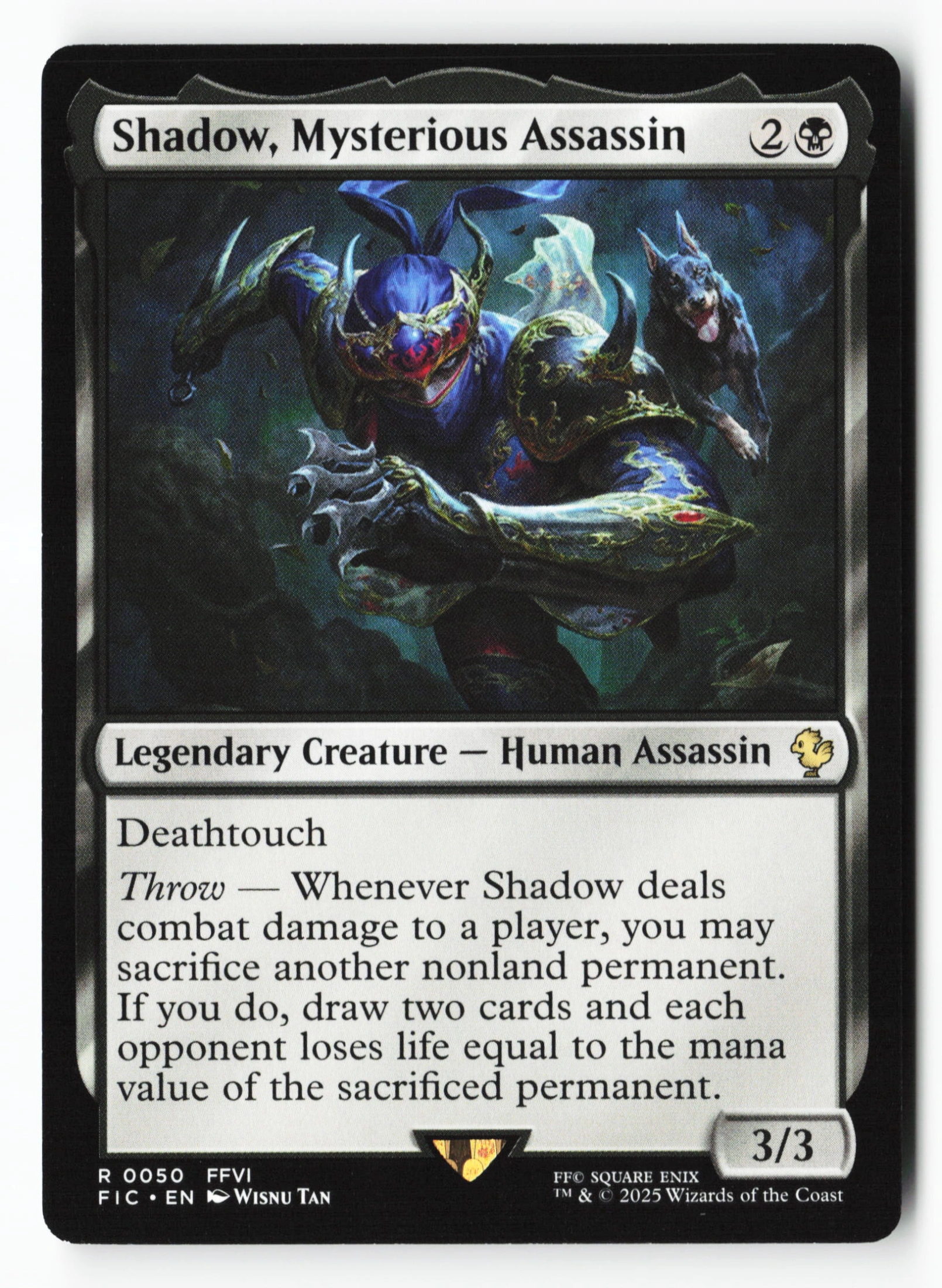 Shadow, Mysterious Assassin (FIC 050) — Voorkant