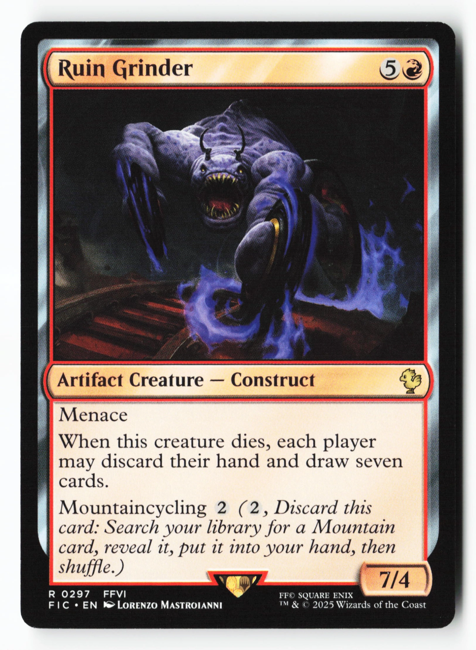Ruin Grinder (FIC 297) — Voorkant