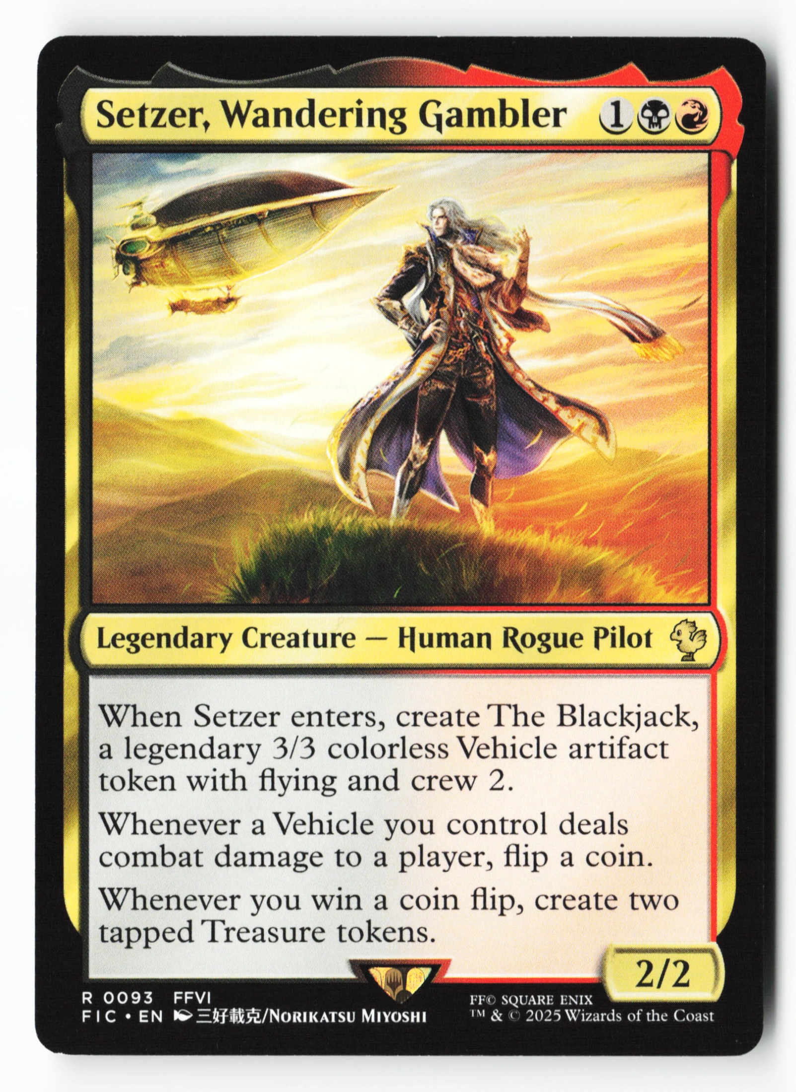 Setzer, Wandering Gambler (FIC 093) — Voorkant