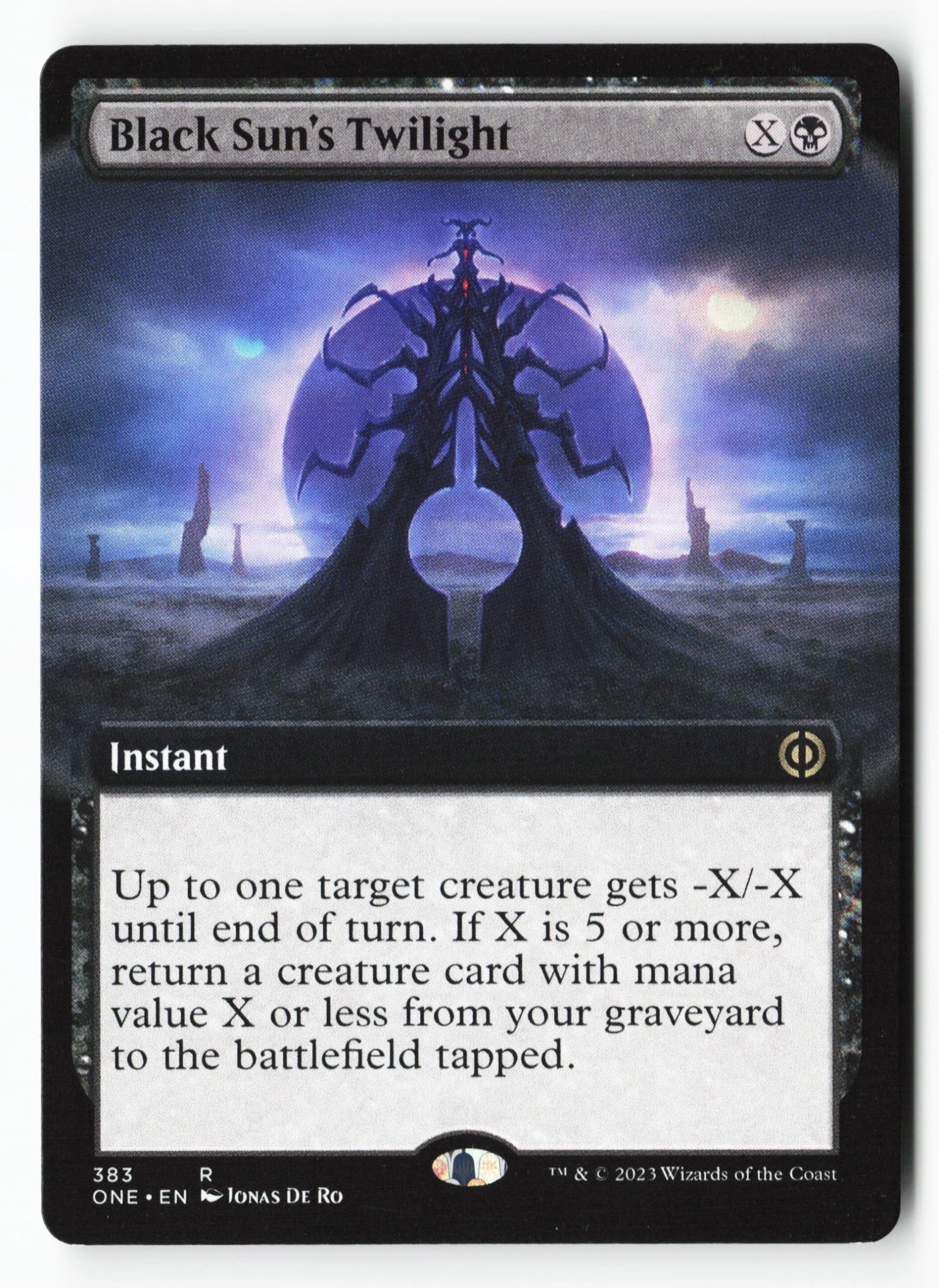 Black Sun's Twilight (ONE 383) — Voorkant