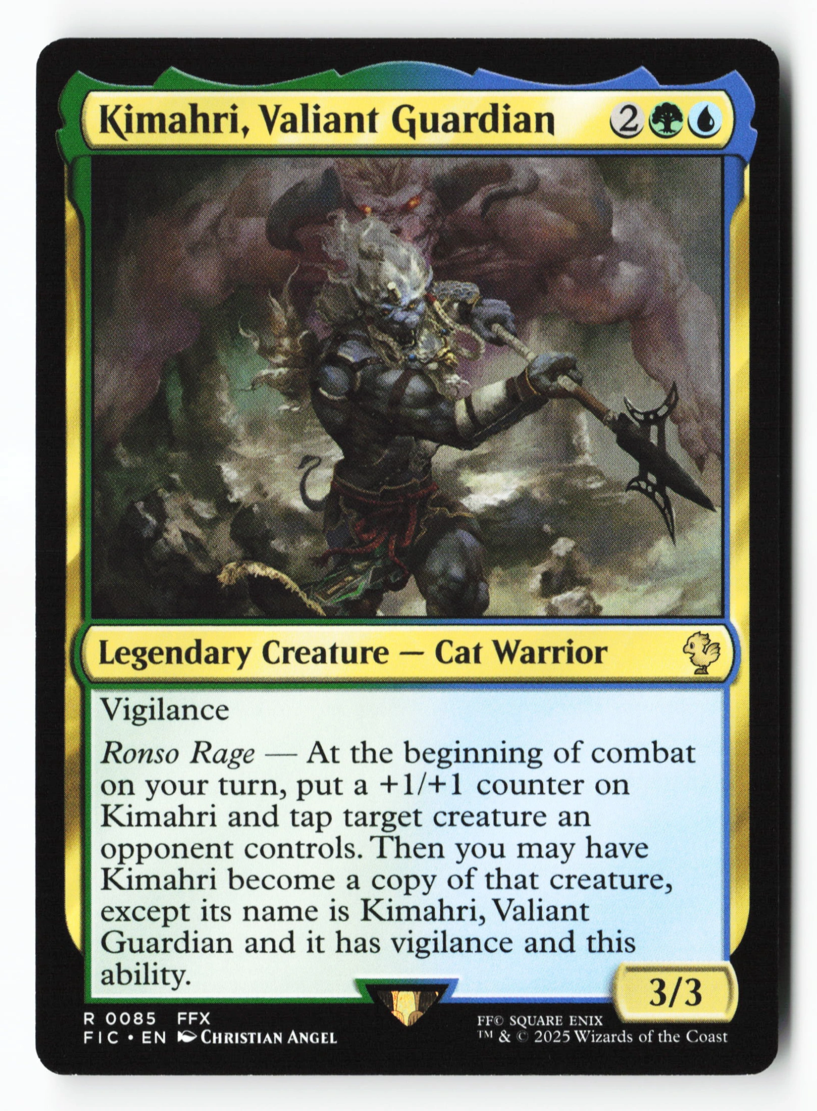 Kimahri, Valiant Guardian (FIC 085) — Voorkant