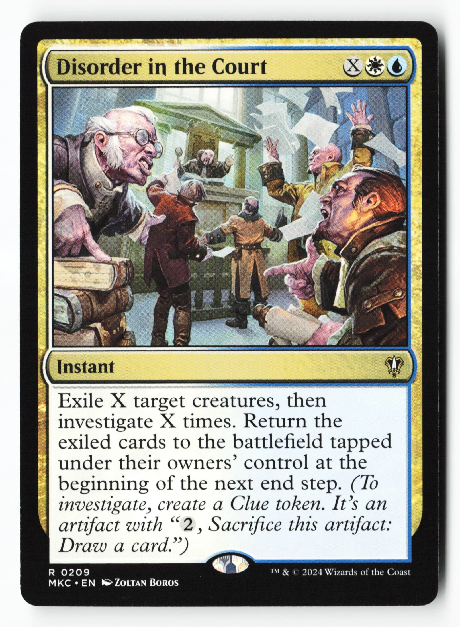 Disorder in the Court (MKC 209) — Voorkant