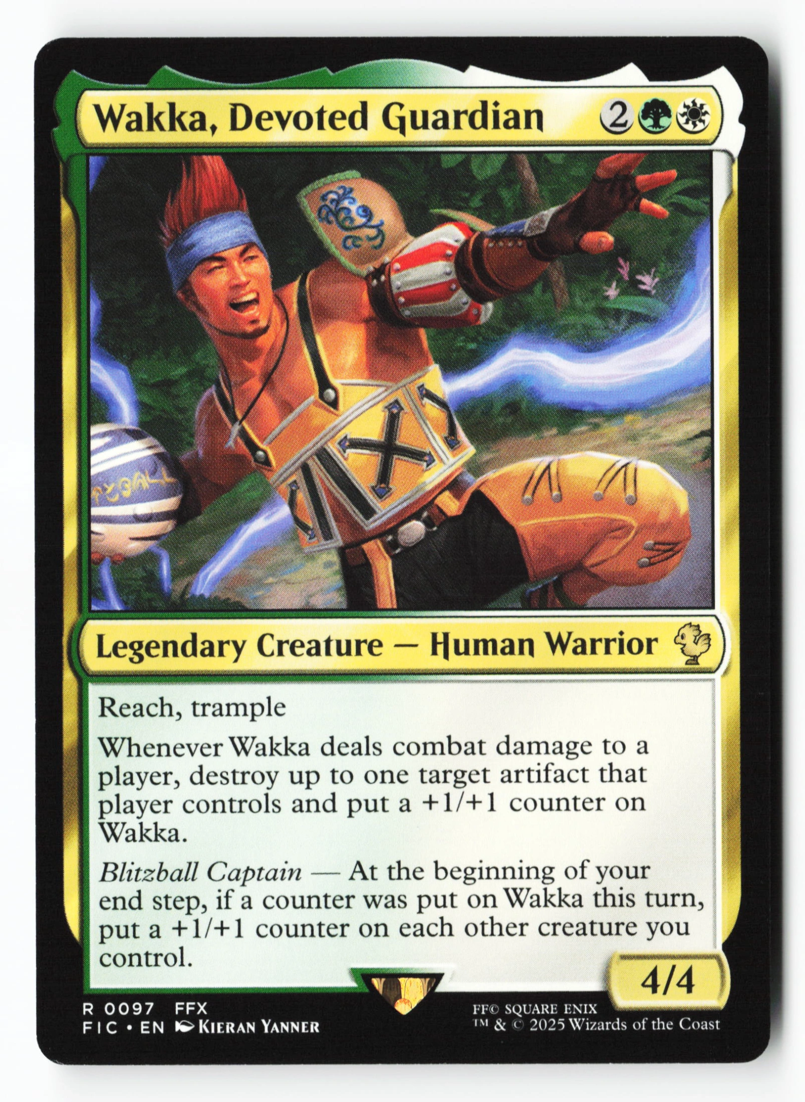 Wakka, Devoted Guardian (FIC 097) — Voorkant