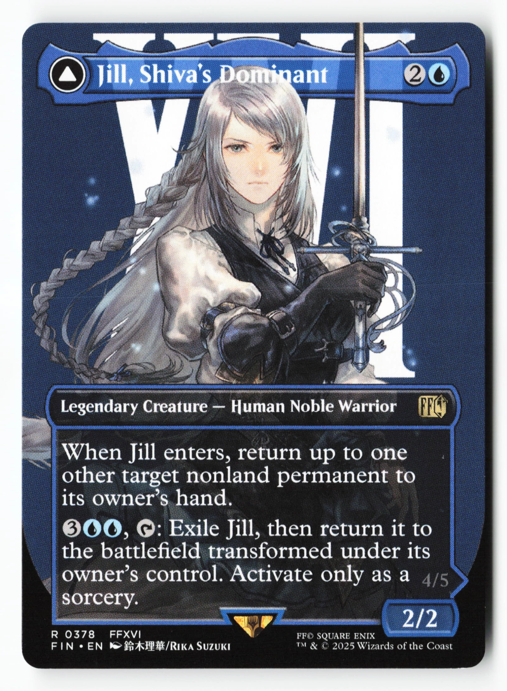 Jill, Shiva's Dominant // Shiva, Warden of Ice (FIN 378) — Voorkant
