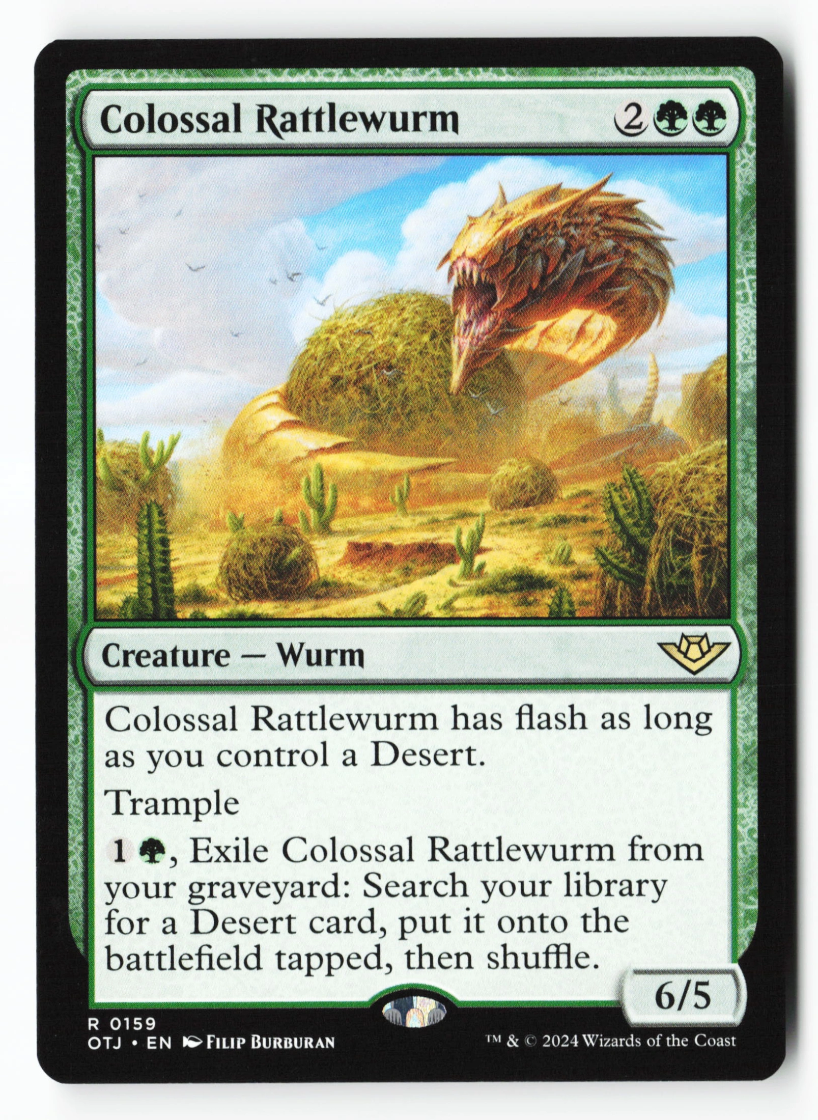 Colossal Rattlewurm (OTJ 159) — Voorkant