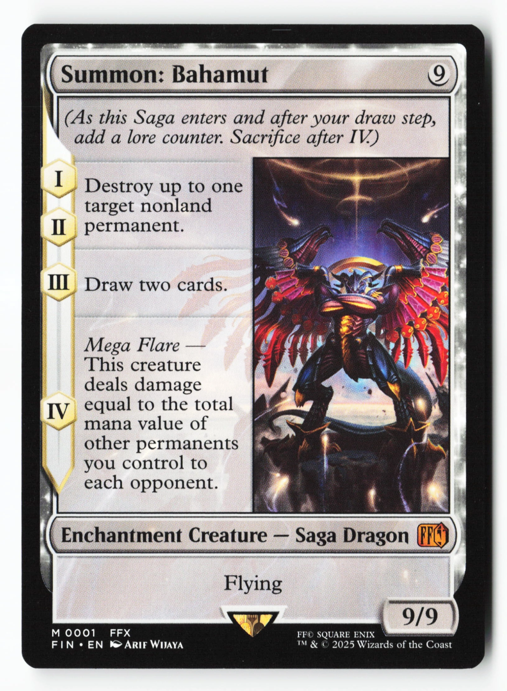 Summon: Bahamut (FIN 001) — Voorkant