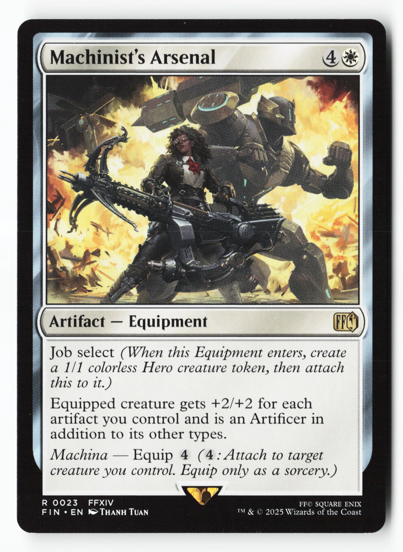 Machinist's Arsenal (FIN 023) — Voorkant