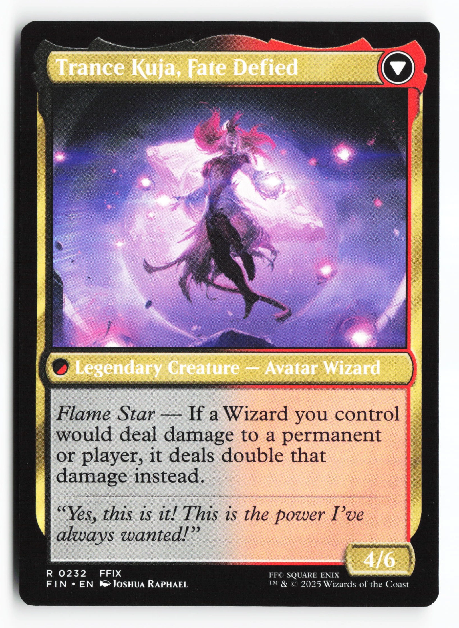 Kuja, Genome Sorcerer // Trance Kuja, Fate Defied (FIN 232) — Achterkant