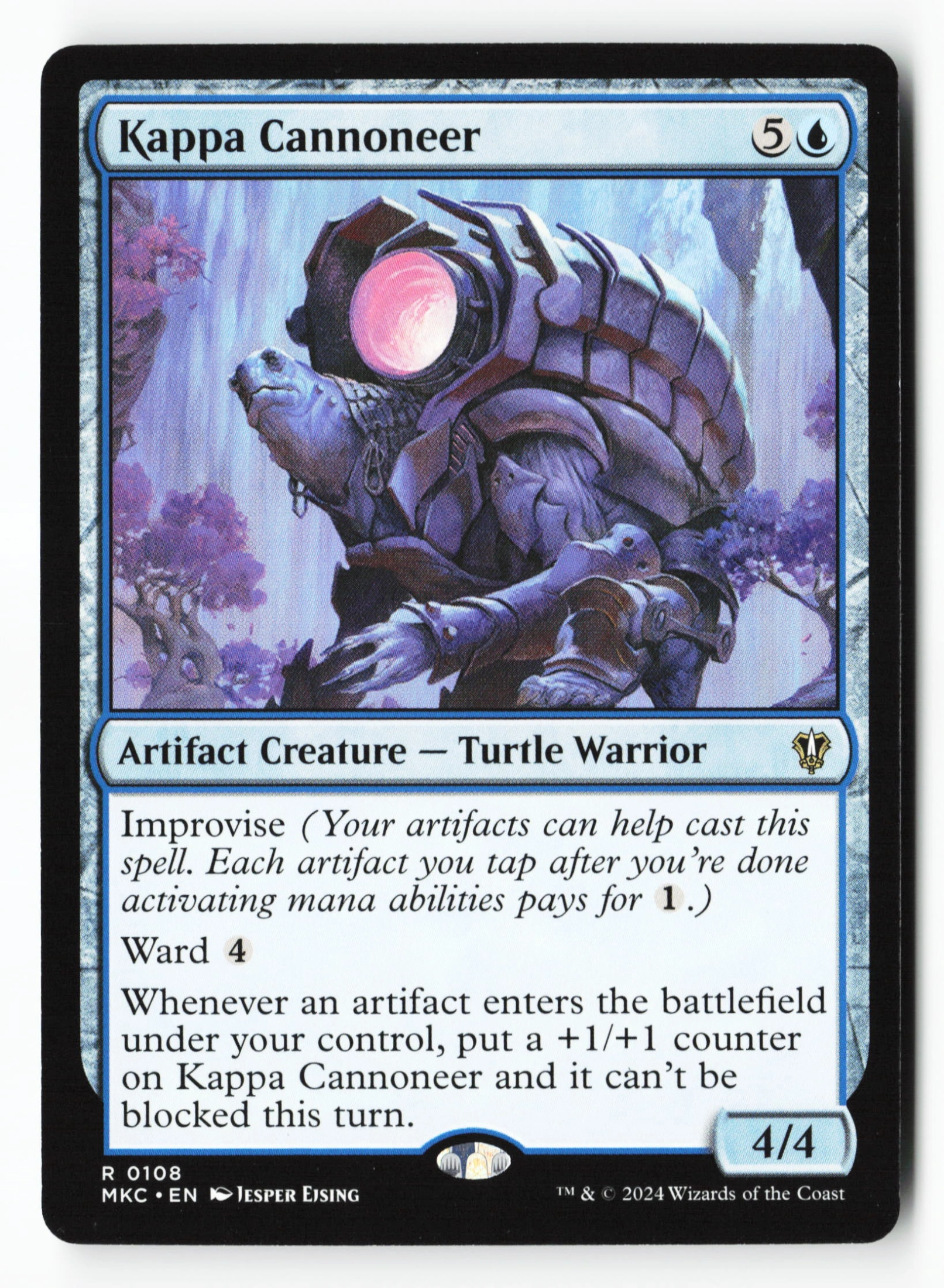 Kappa Cannoneer (MKC 108) — Voorkant