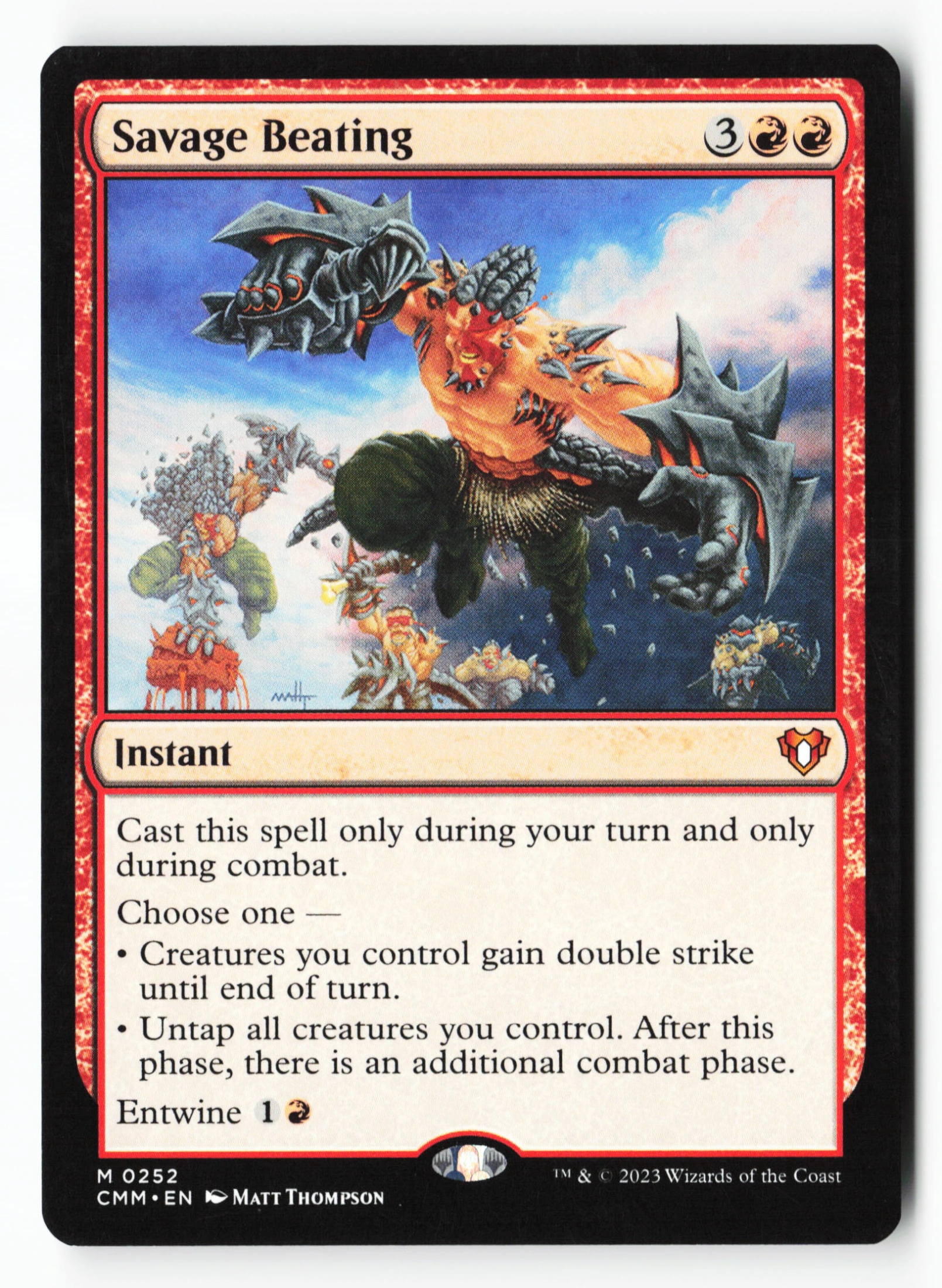 Savage Beating (CMM 252) — Voorkant