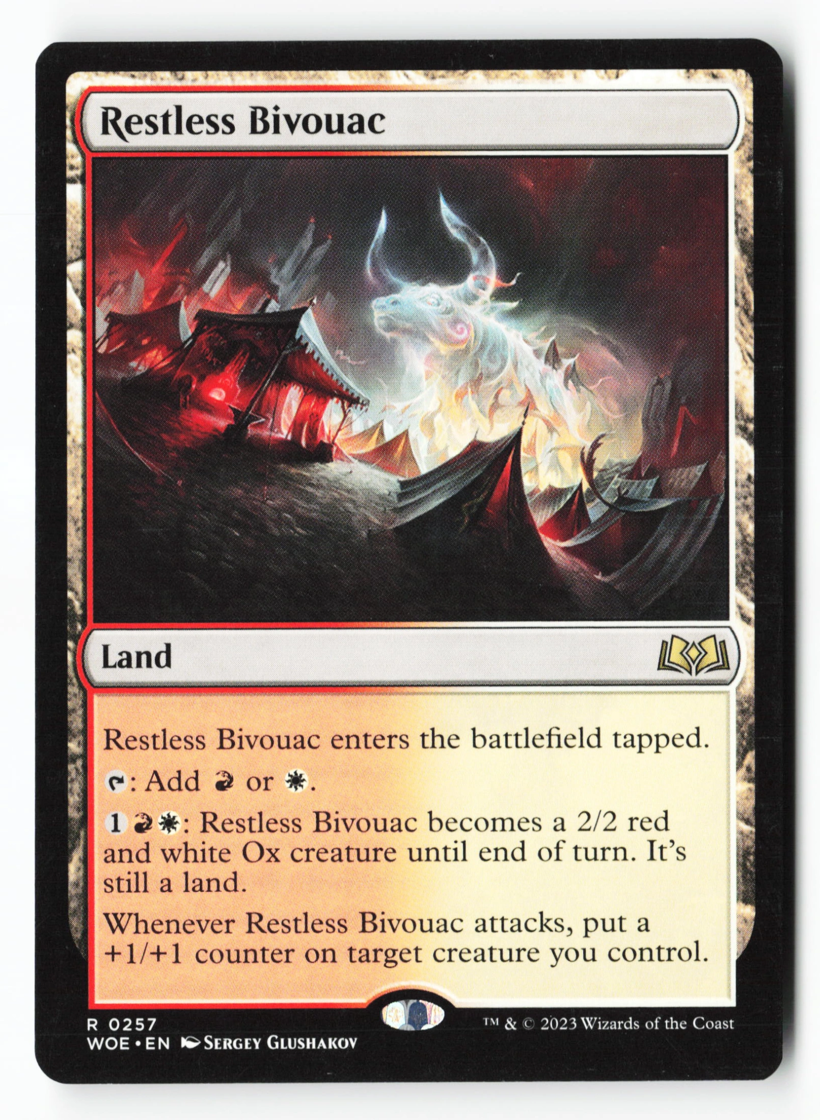 Restless Bivouac (WOE 257) — Voorkant