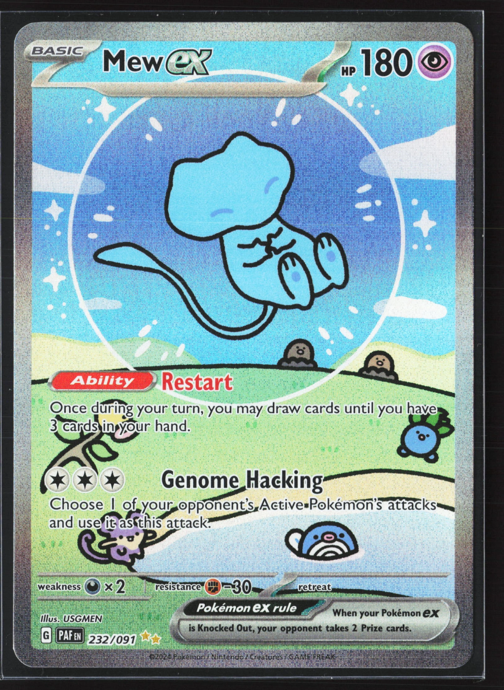 Mew ex (PAF 232) — Voorkant