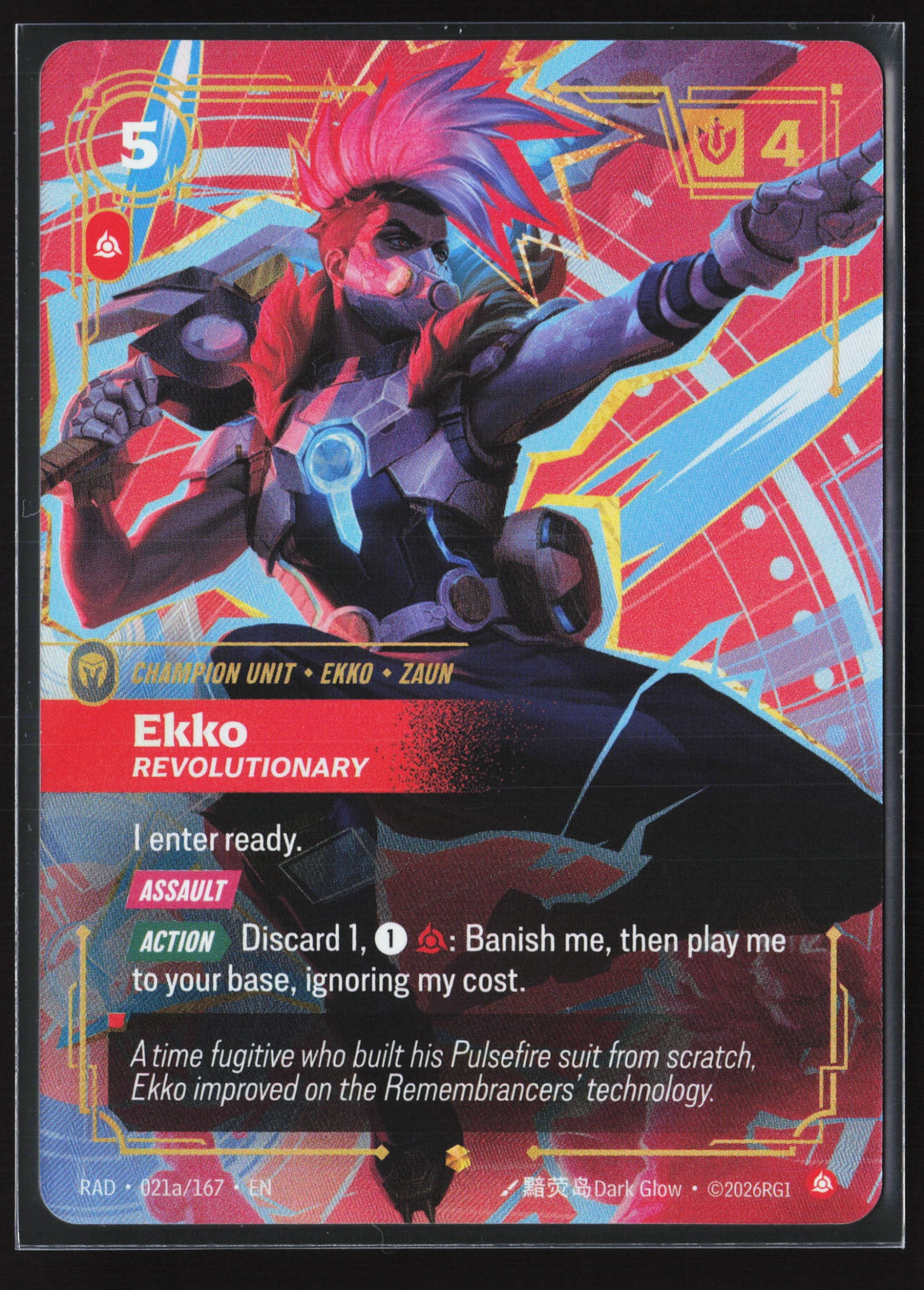 Ekko, Revolutionary (RAD 021a) — Voorkant