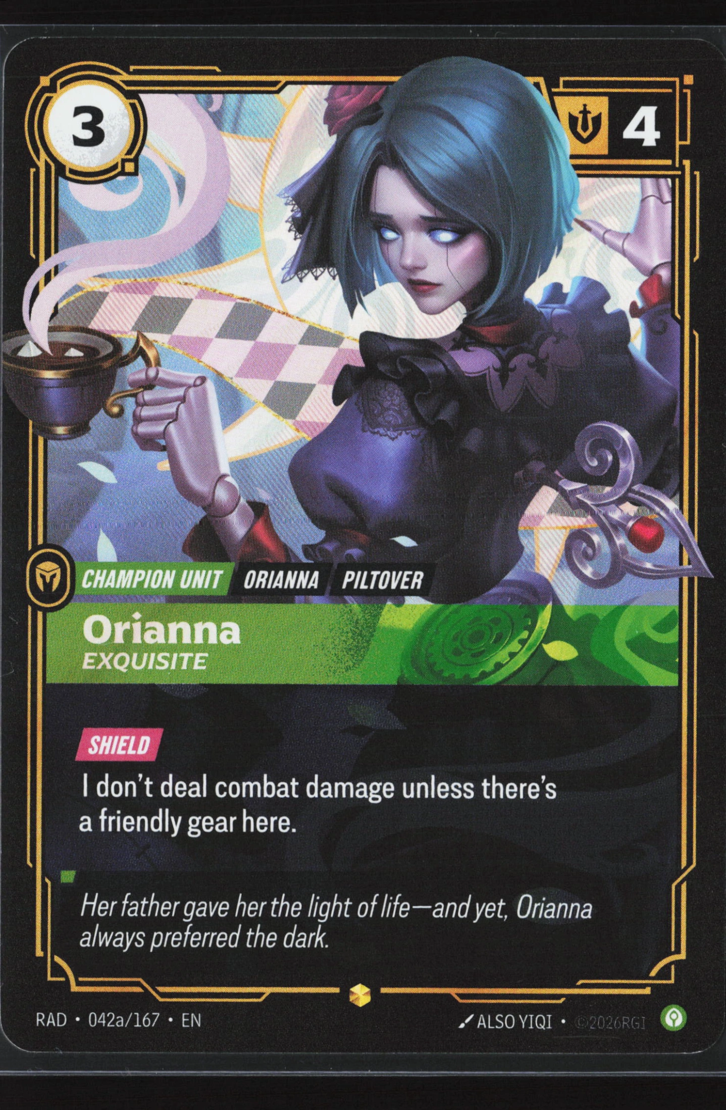 Orianna, Exquisite (RAD 042a) — Voorkant