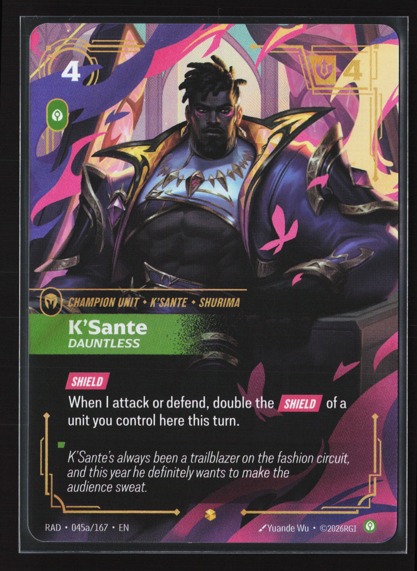 K'sante, Dauntless (RAD 045a) — Voorkant