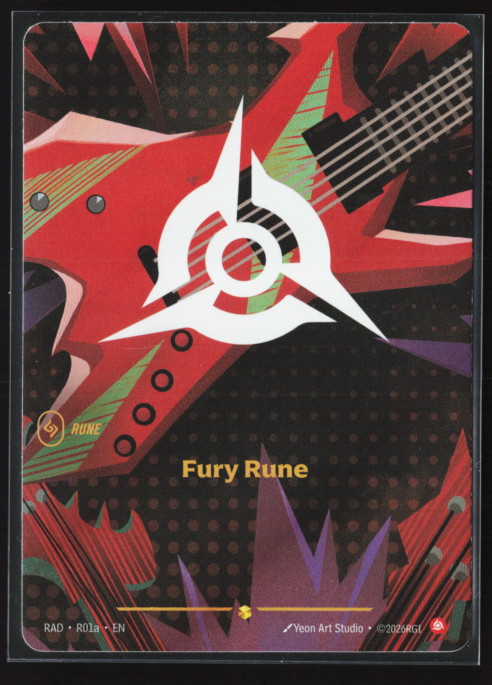 Fury Rune (RAD R01a) — Voorkant